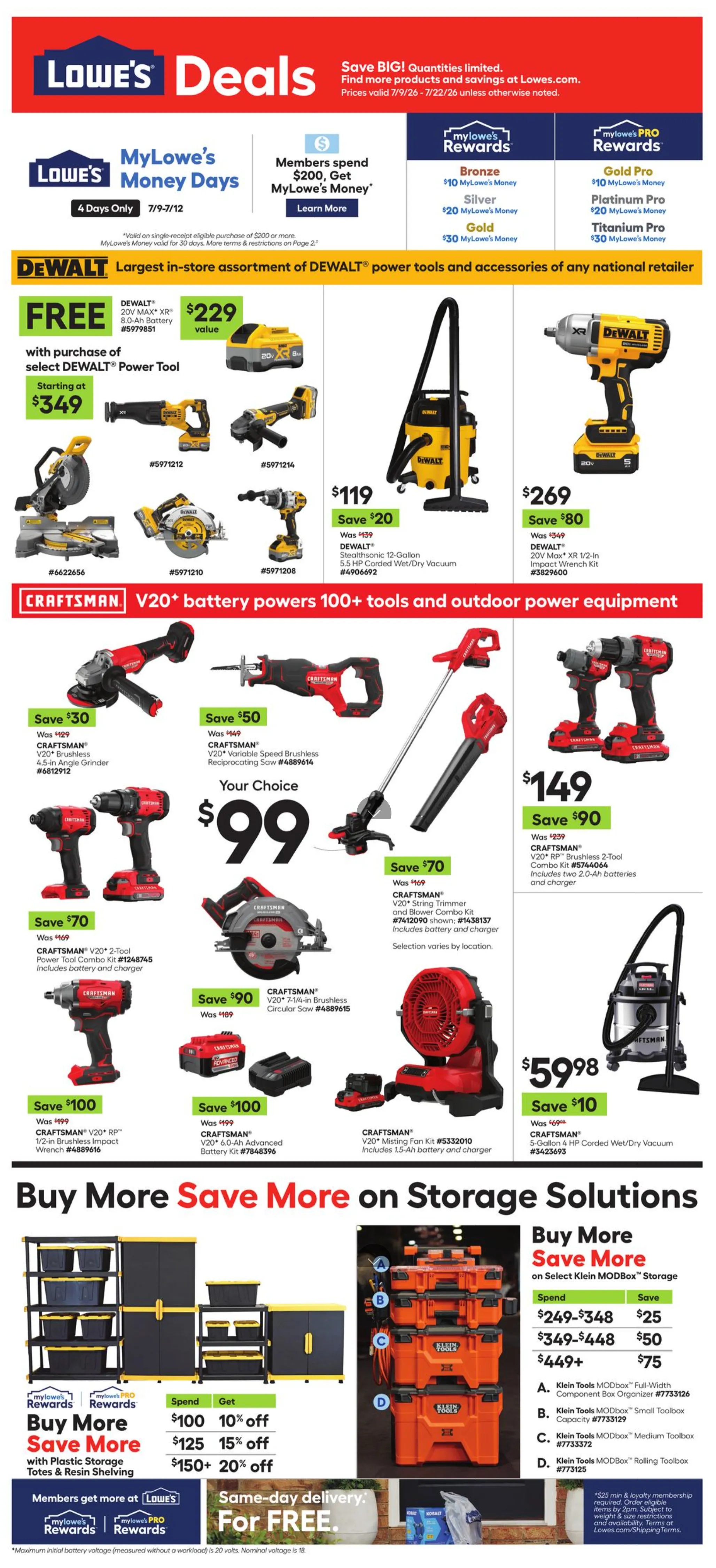 Lowe'S Weekly Ad July 16 - 22, 2026 - Image 1 July 9 - 22