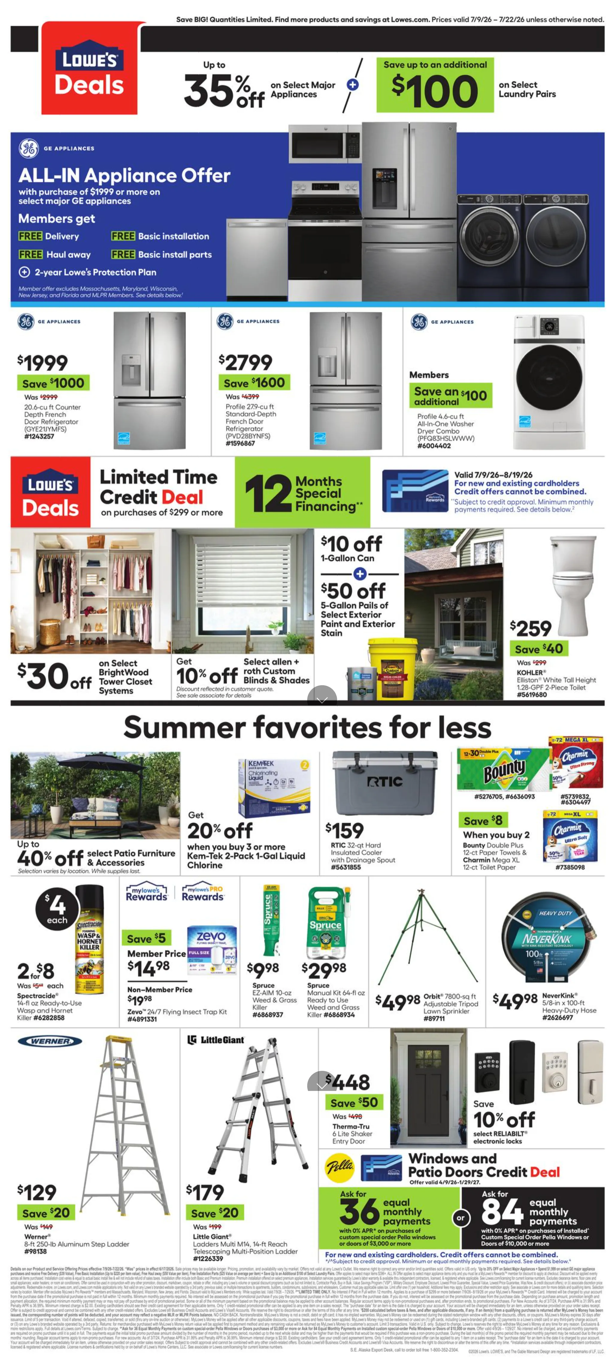 Lowe'S Weekly Ad July 16 - 22, 2026 - Image 2 July 9 - 22