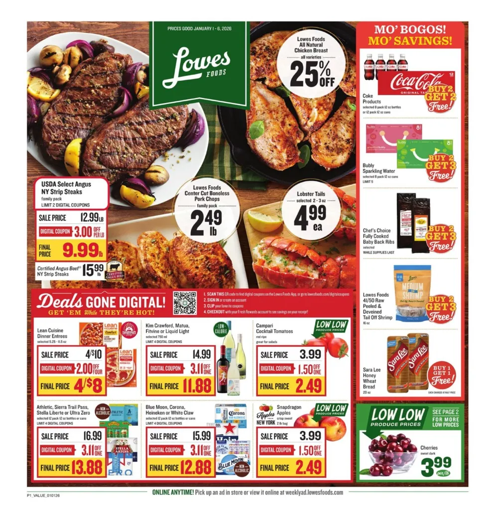 lowes foods 1 6 01