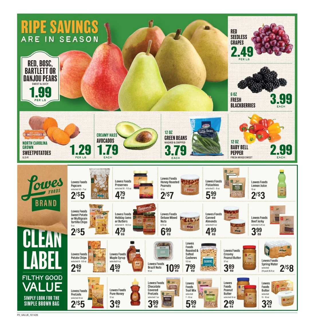 Lowes Foods Weekly Ad (October 14 - 20, 2026) - Image 2 Oct 14 - 20