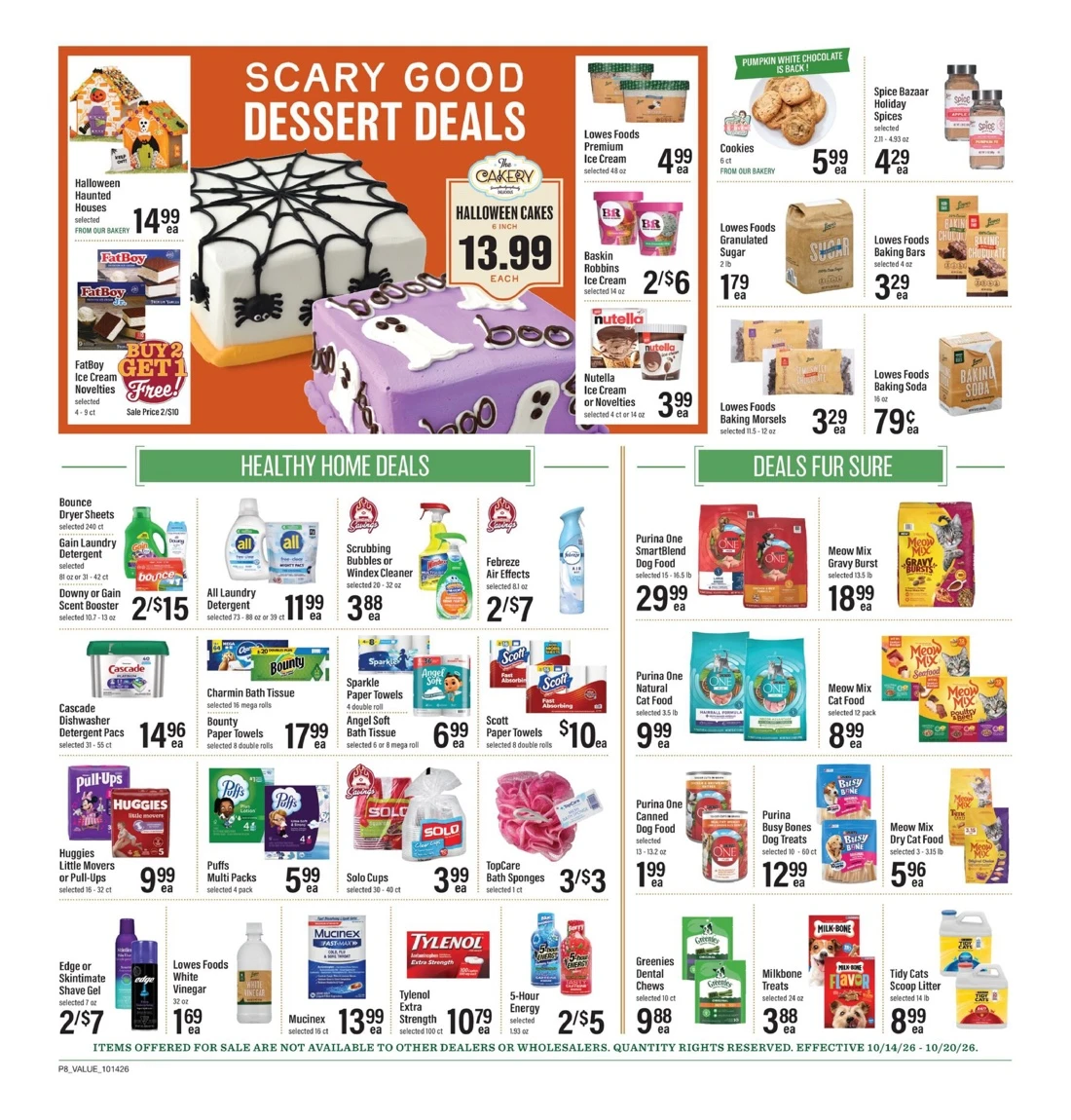 Lowes Foods Weekly Ad (October 14 - 20, 2026) - Image 1 Oct 14 - 20