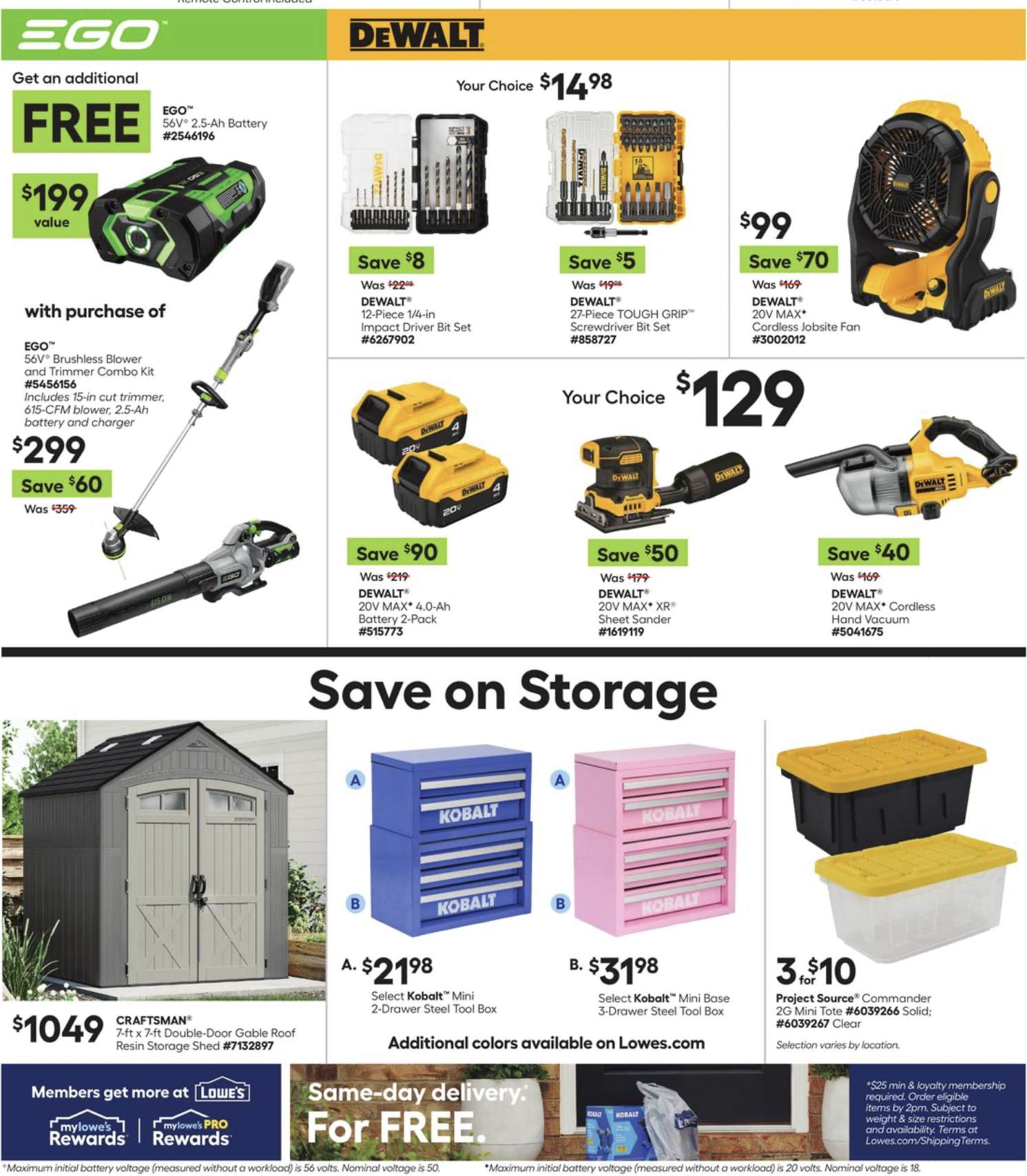 Lowe'S Weekly Ad August 27 - September 9, 2026 - Image 2 August 20 - 26