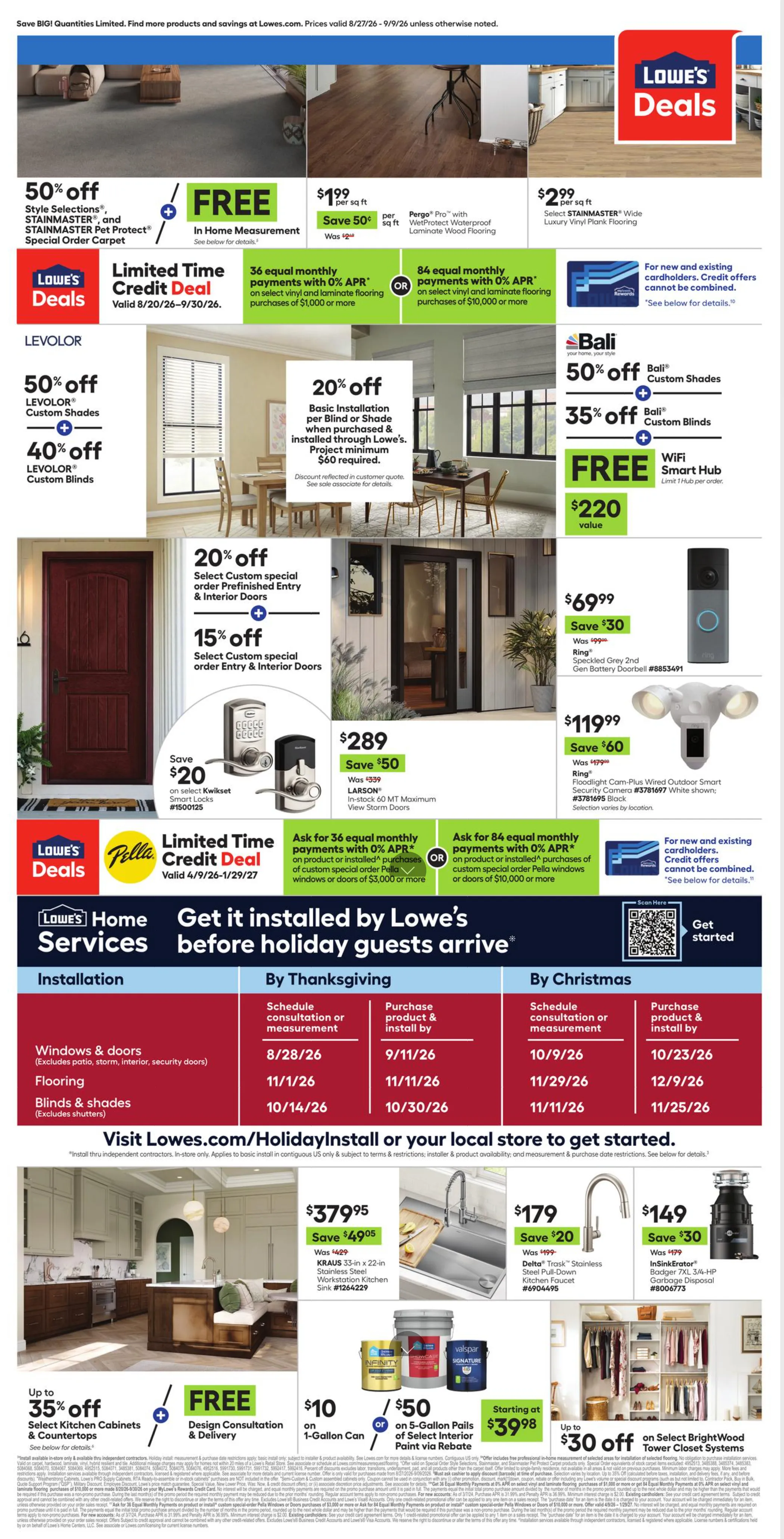 Lowe'S Weekly Ad August 27 - September 9, 2026 - Image 1 August 27 - September 9