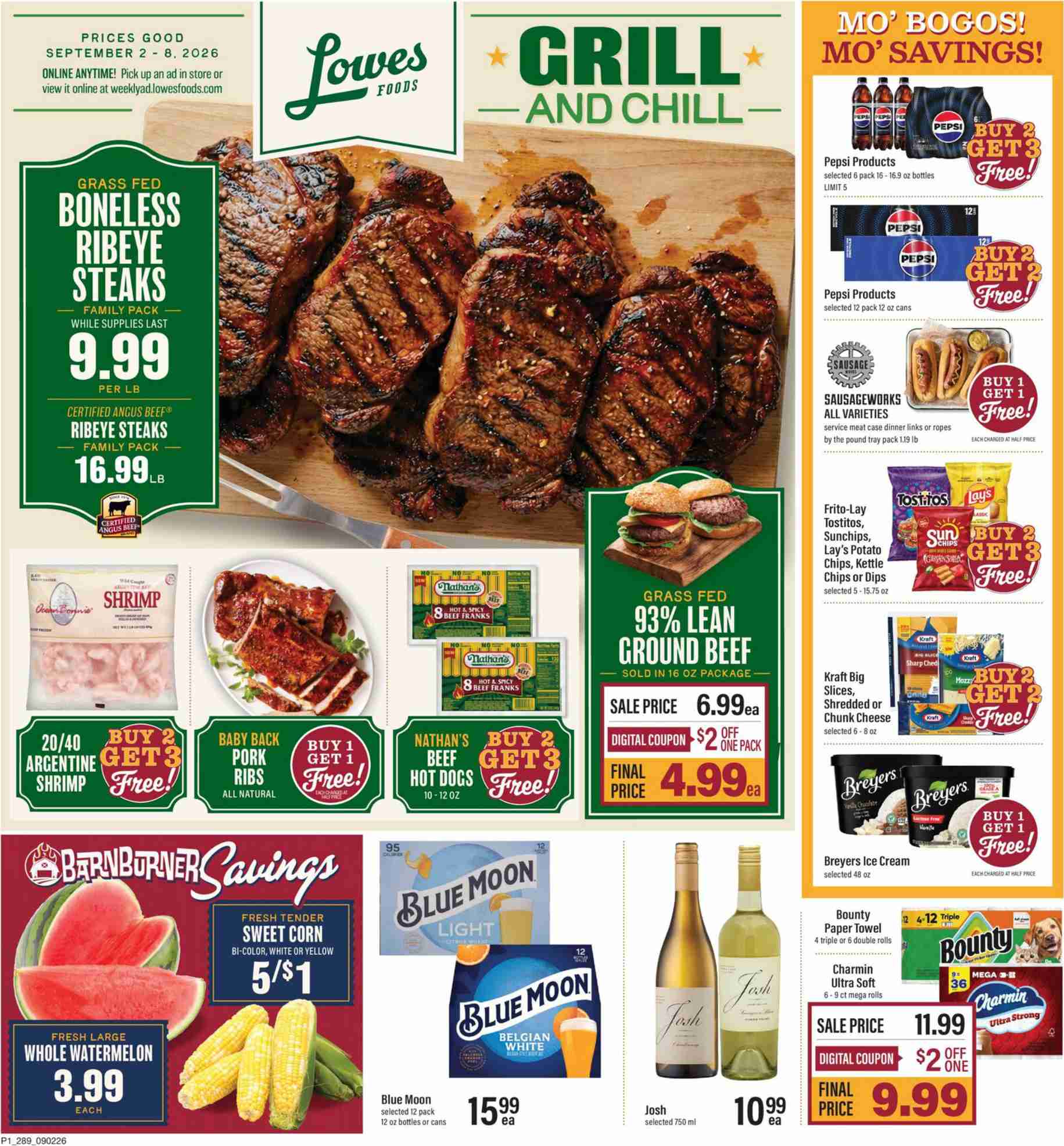 Lowes Foods Weekly Ad September 2 - 8, 2026 - Image 1 September 2 - 8