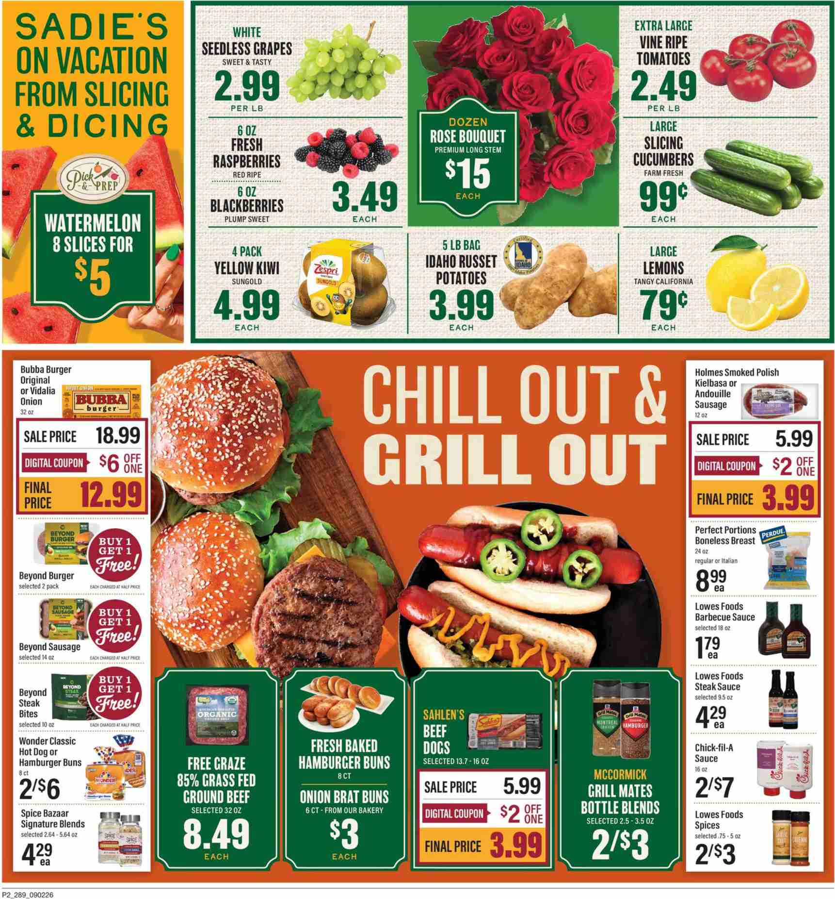 Lowes Foods Weekly Ad September 2 - 8, 2026 - Image 2 September 2 - 8