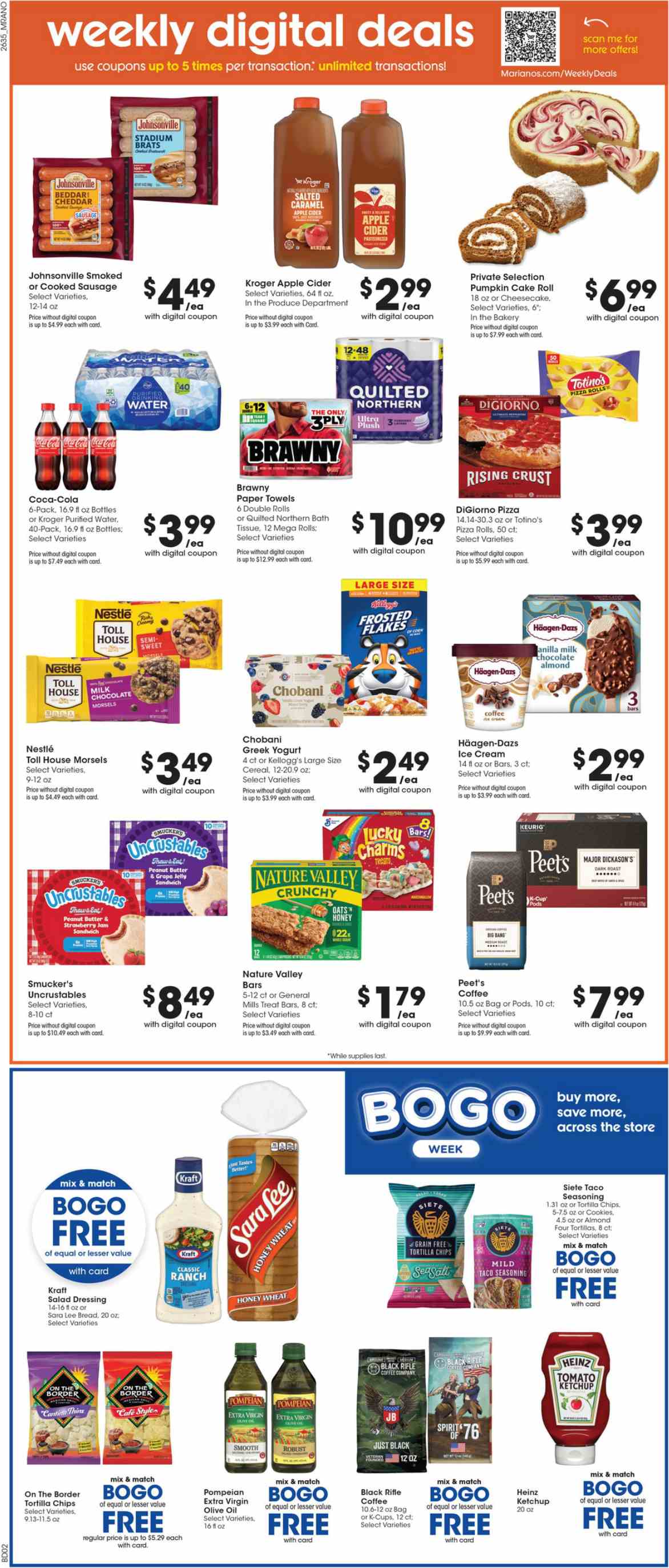 Mariano'S Weekly Ad September 30 - October 6, 2026 - Image 1 Sept. 30 - Oct. 6