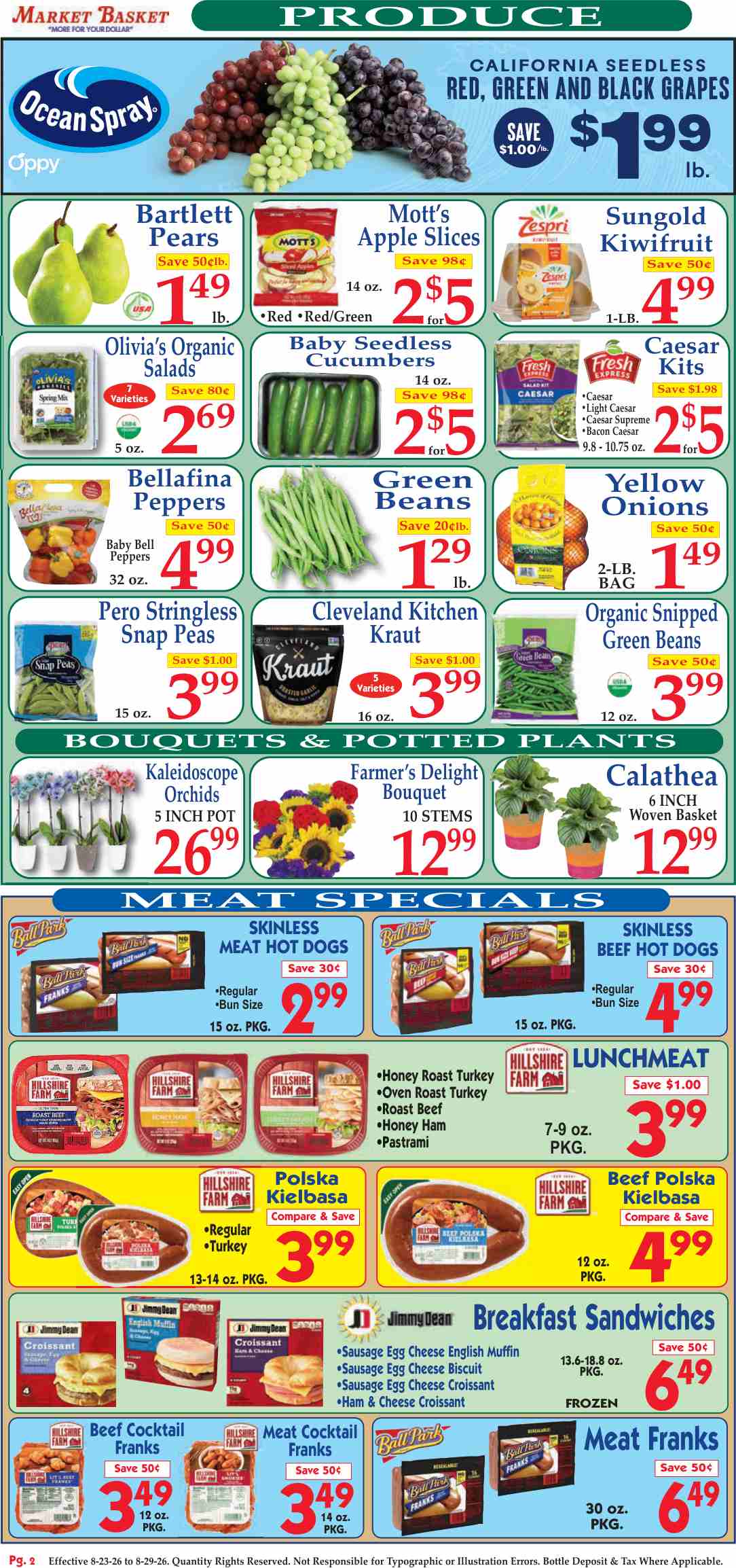Market Basket Weekly Ad August 23 - 29, 2026 - Image 2 August 23 - 29