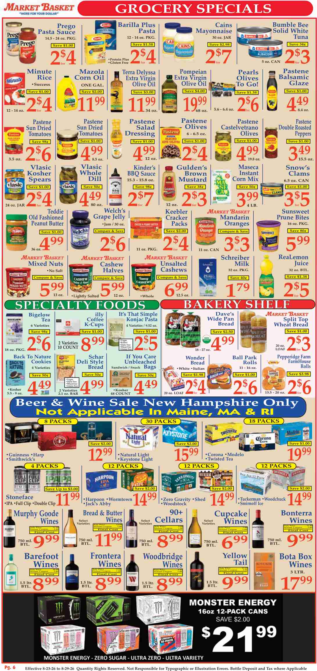 Market Basket Weekly Ad August 23 - 29, 2026 - Image 2 August 23 - 29