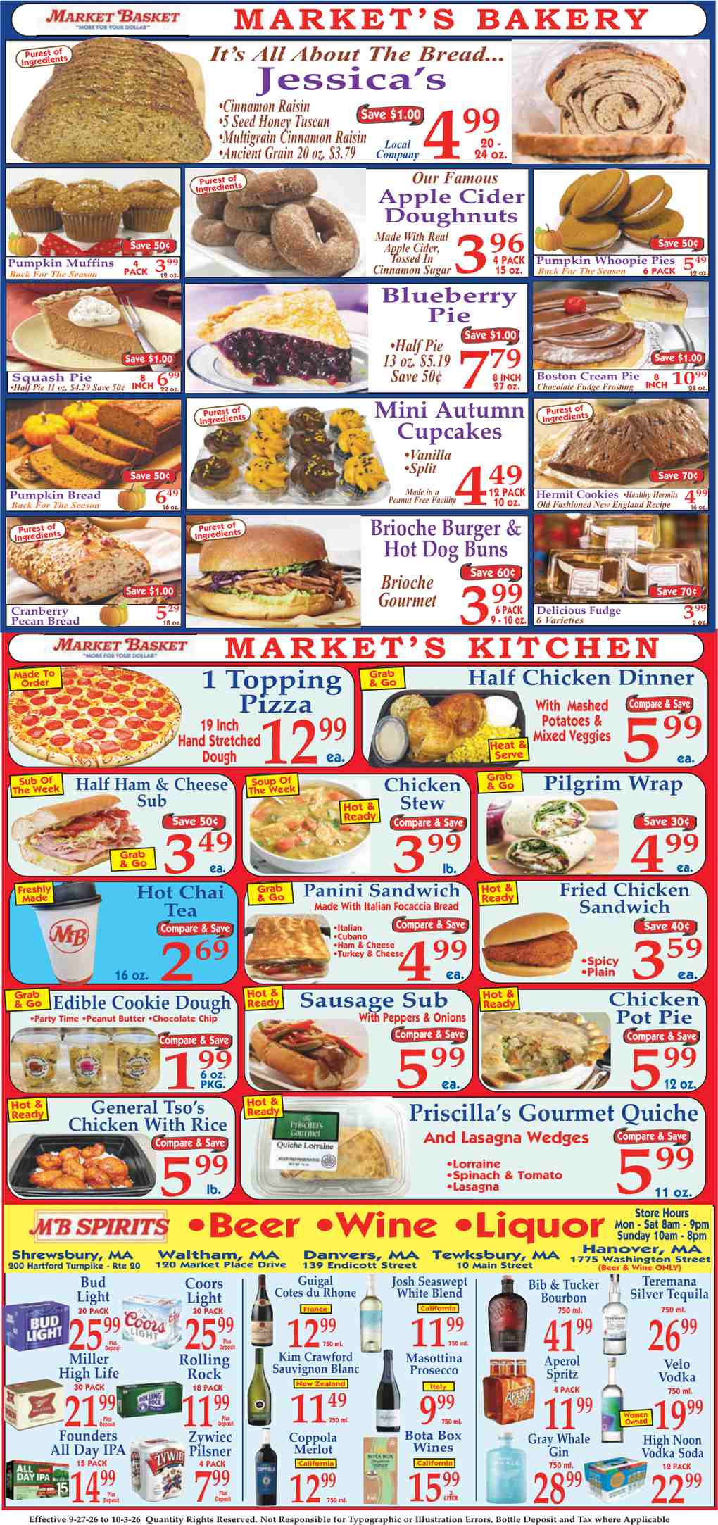 Market Basket Weekly Ad October 4 - 10, 2026 - Image 2 Sept. 27 - Oct. 3