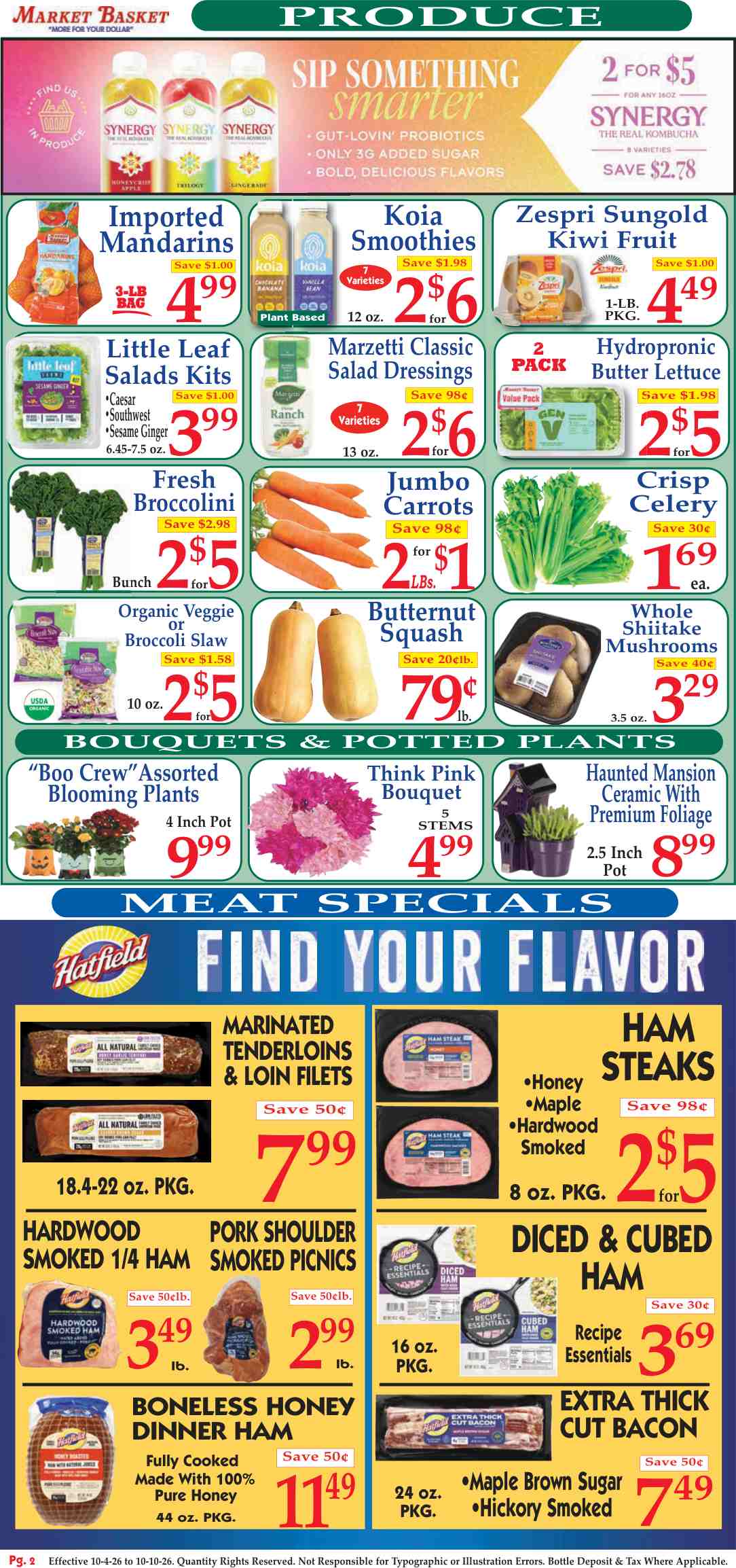 Market Basket Weekly Ad October 4 - 10, 2026 - Image 2 October 4 - 10