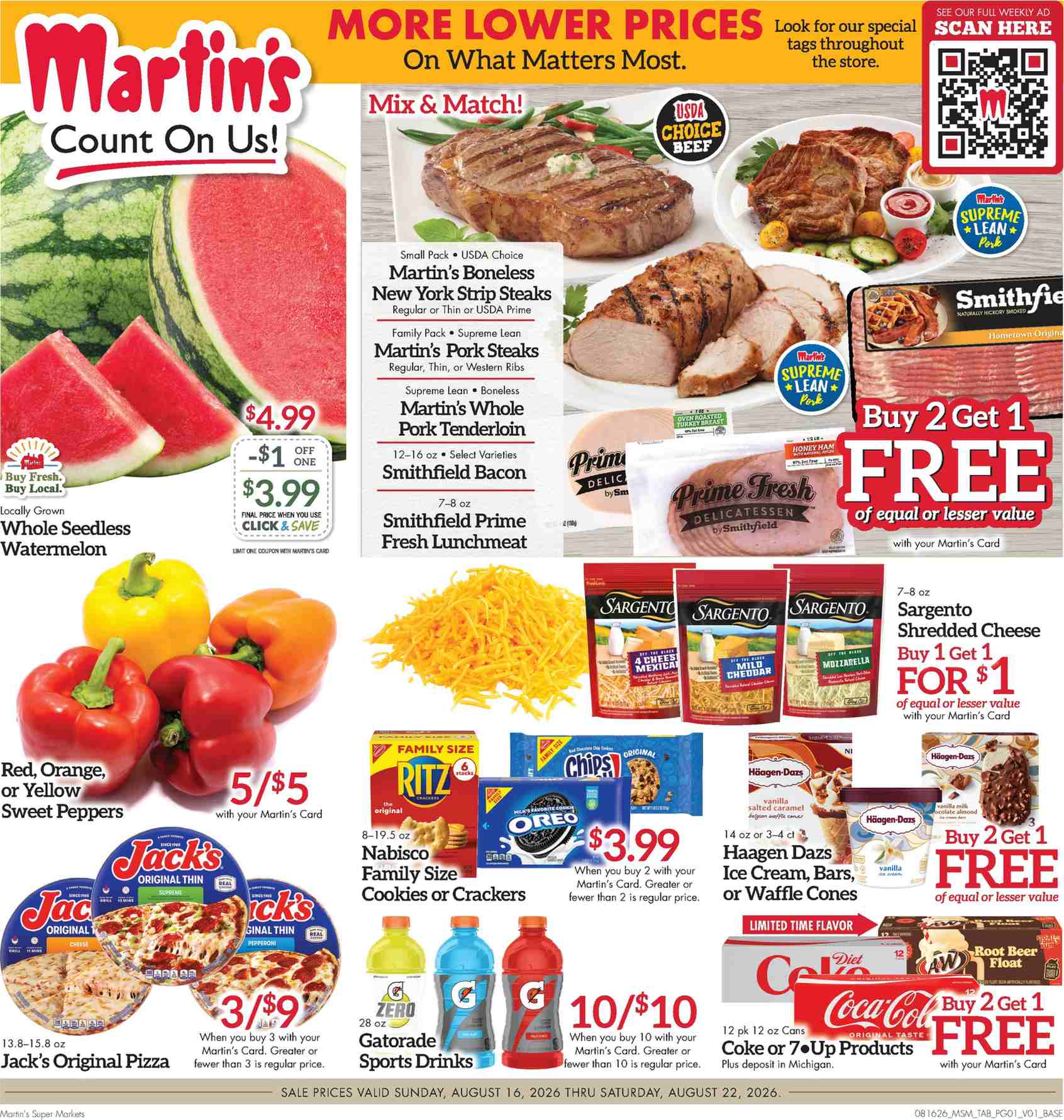Martin’s Weekly Ad Deals August 16 - 22, 2026 - Image 1 August 16 - 22