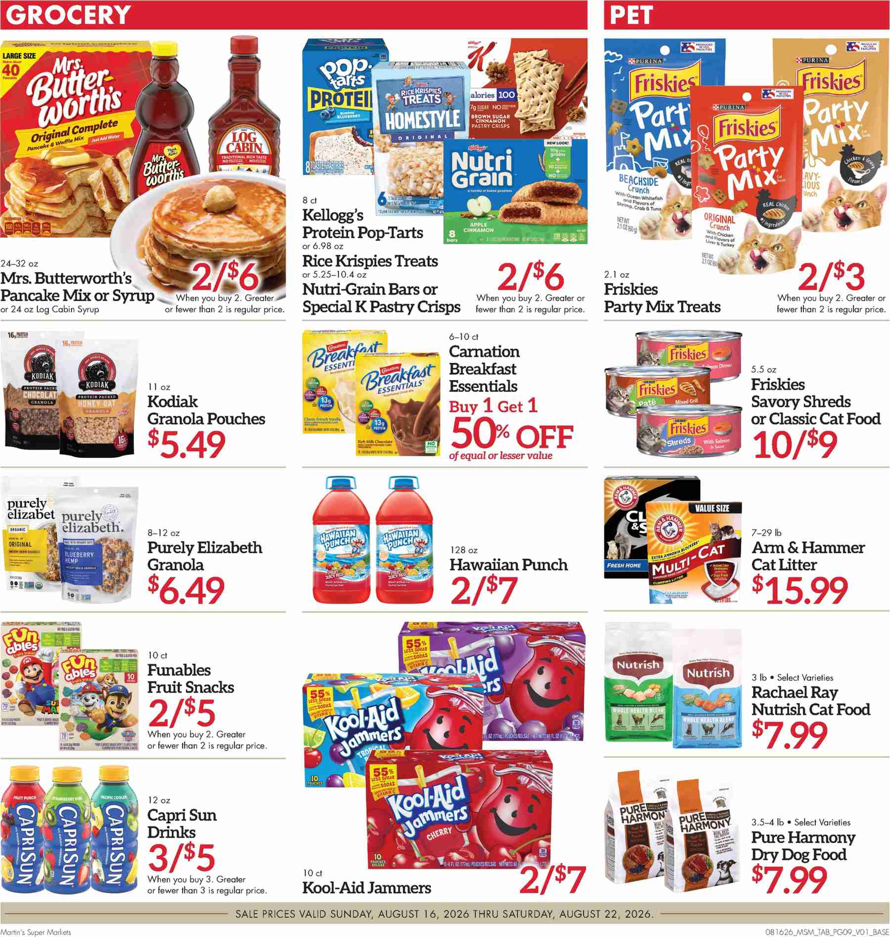 Martin’s Weekly Ad Deals August 16 - 22, 2026 - Image 1 August 16 - 22