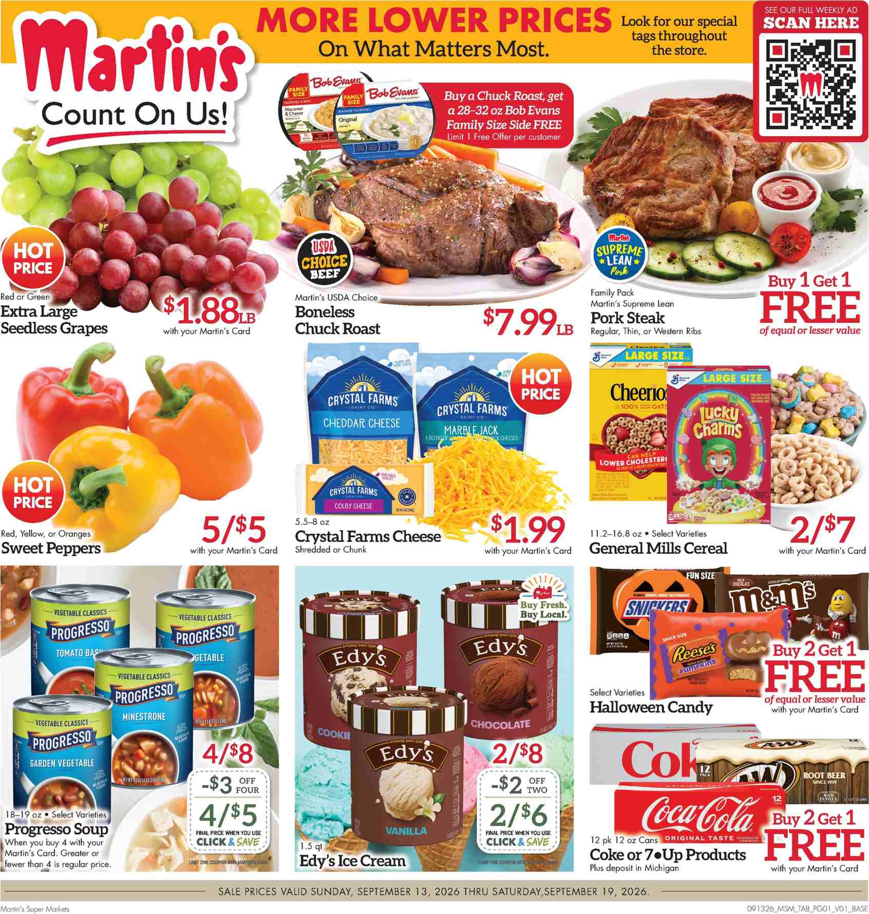 Martin’s Weekly Ad Deals September 27 - October 3, 2026 - Image 1 September 20 - 26