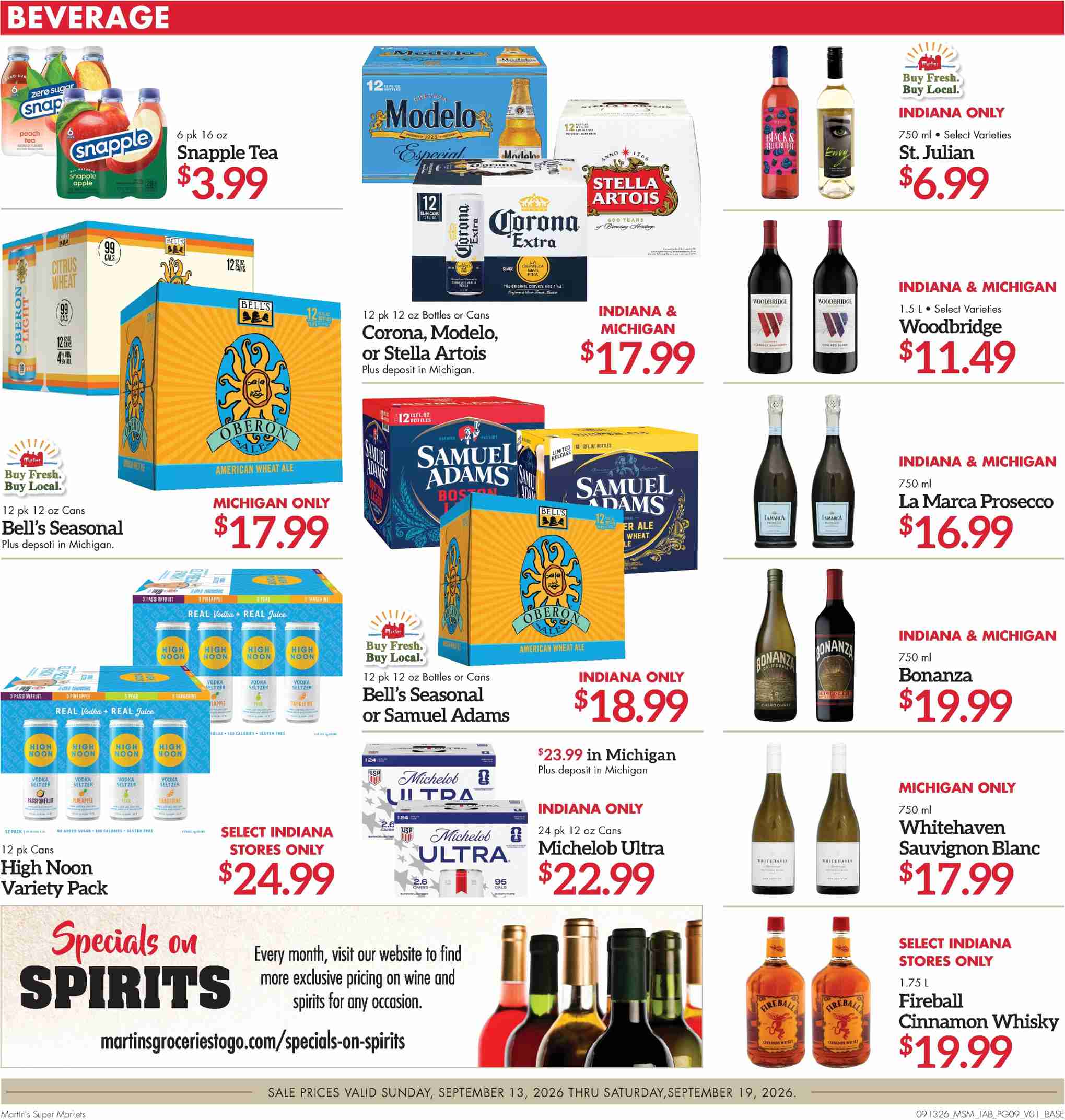 Martin’s Weekly Ad Deals September 27 - October 3, 2026 - Image 3 September 20 - 26