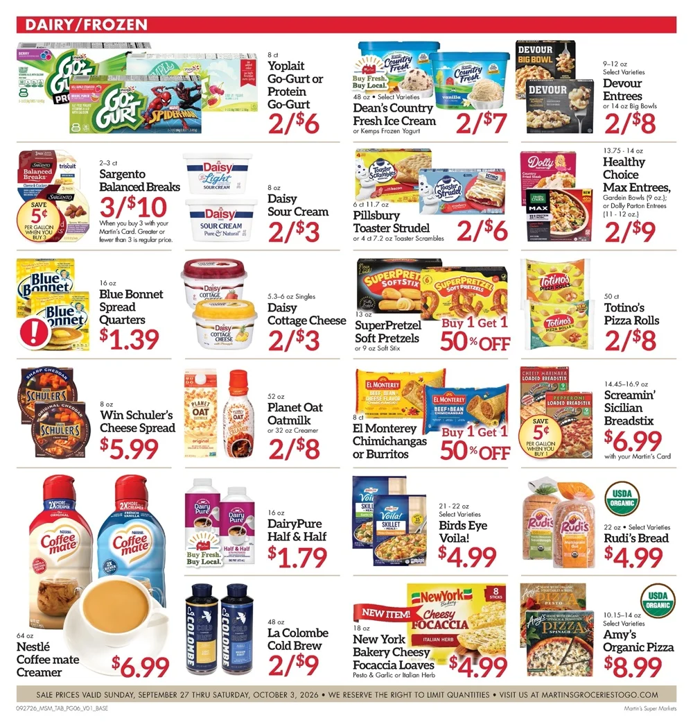 Martin’s Weekly Ad Deals September 27 - October 3, 2026 - Image 3 Sept. 27 - Oct. 3