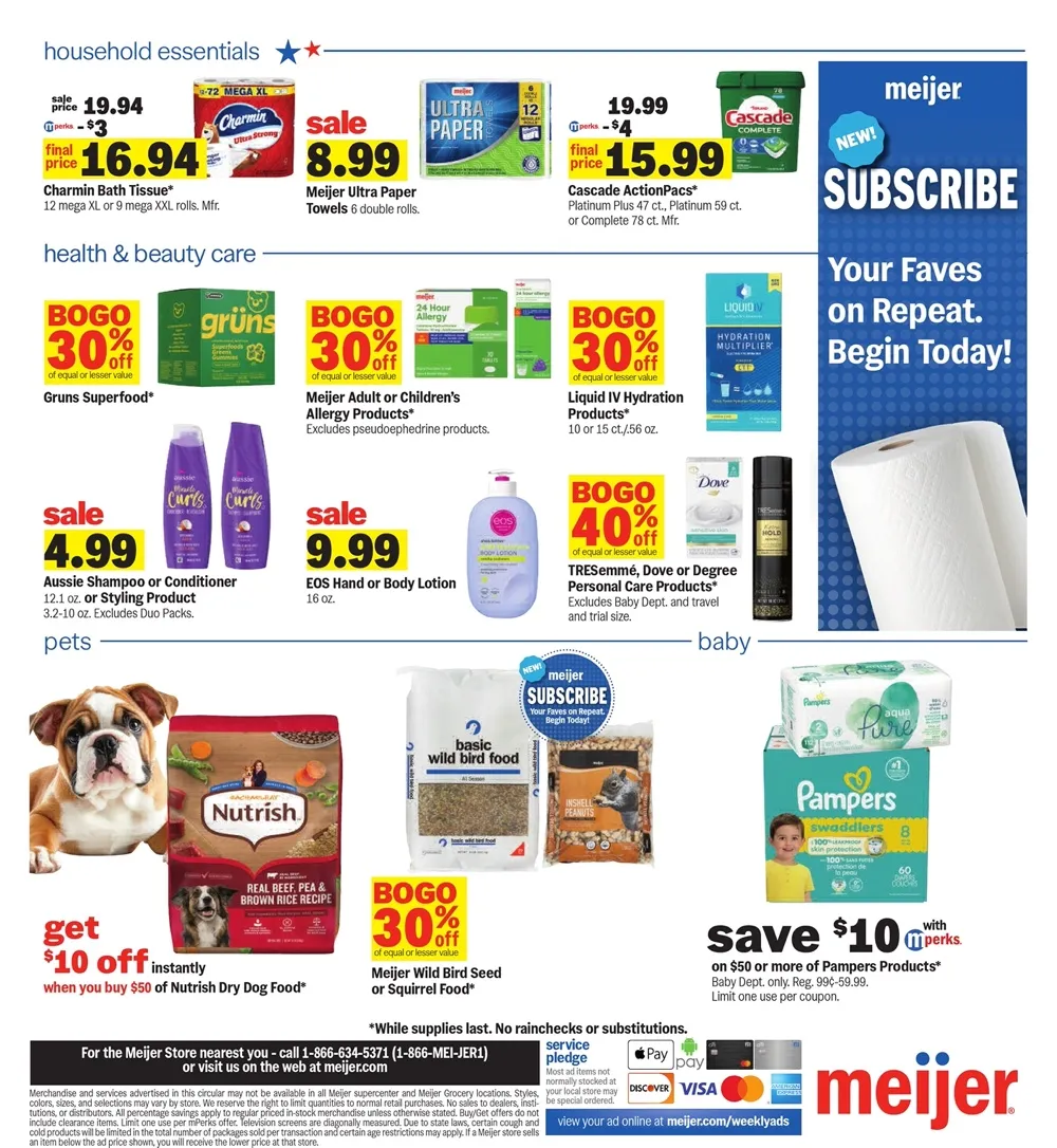 Meijer Weekly Ad August 26 - September 1, 2026 - Image 2 August 19 - 25