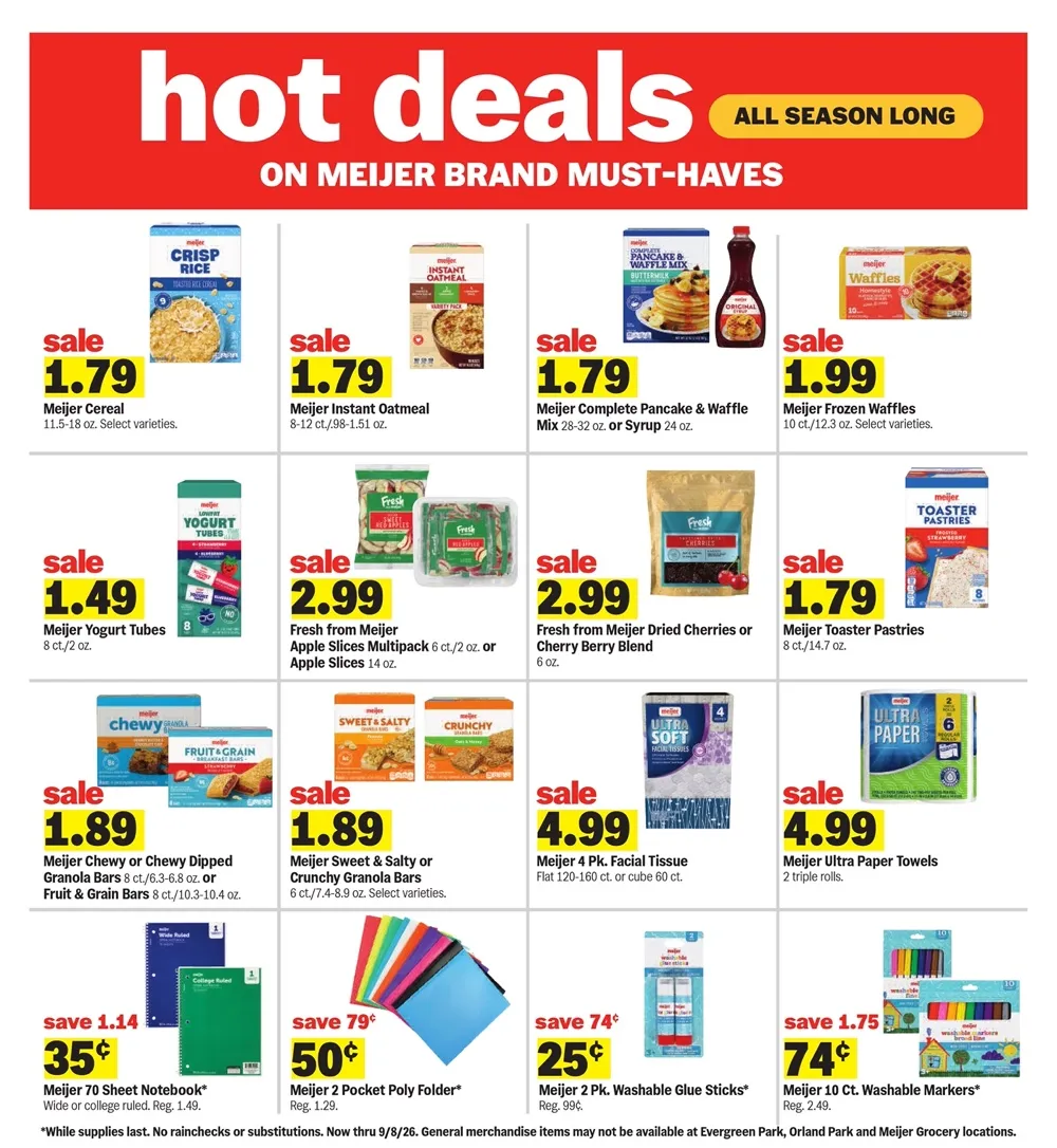 Meijer Weekly Ad August 26 - September 1, 2026 - Image 4 August 19 - 25