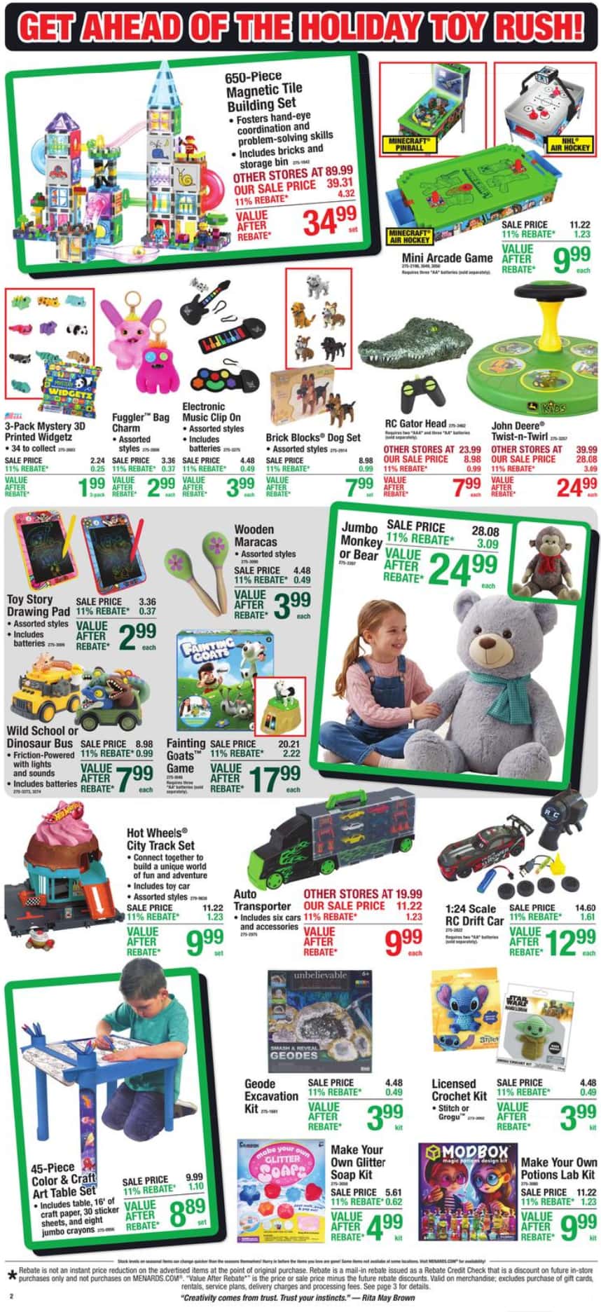 Menards Black Friday Ad Deals 2026 - Image 2 Oct 23 - Nov 1 (Early Black Friday Deals)