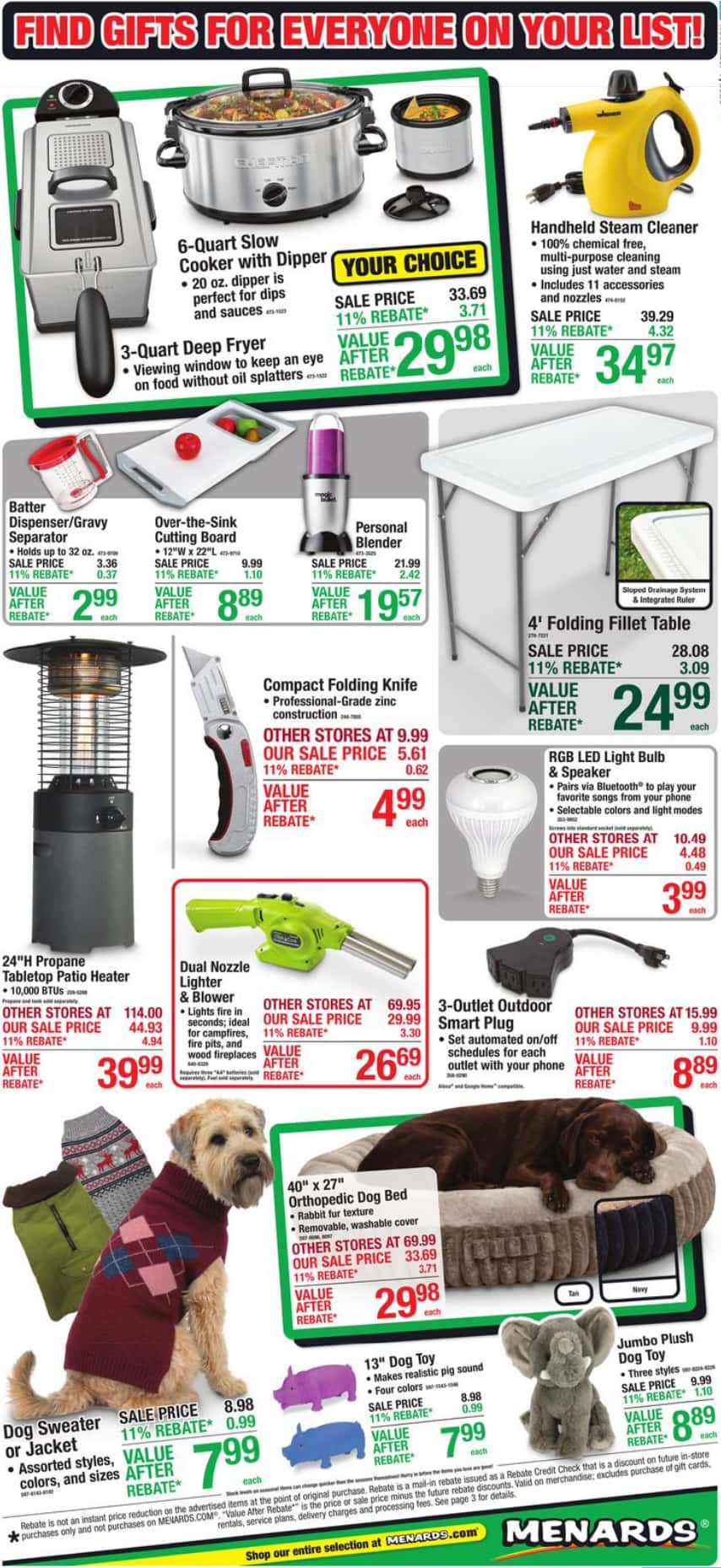 Menards Black Friday Ad Deals 2026 - Image 2 Oct 23 - Nov 1 (Early Black Friday Deals)