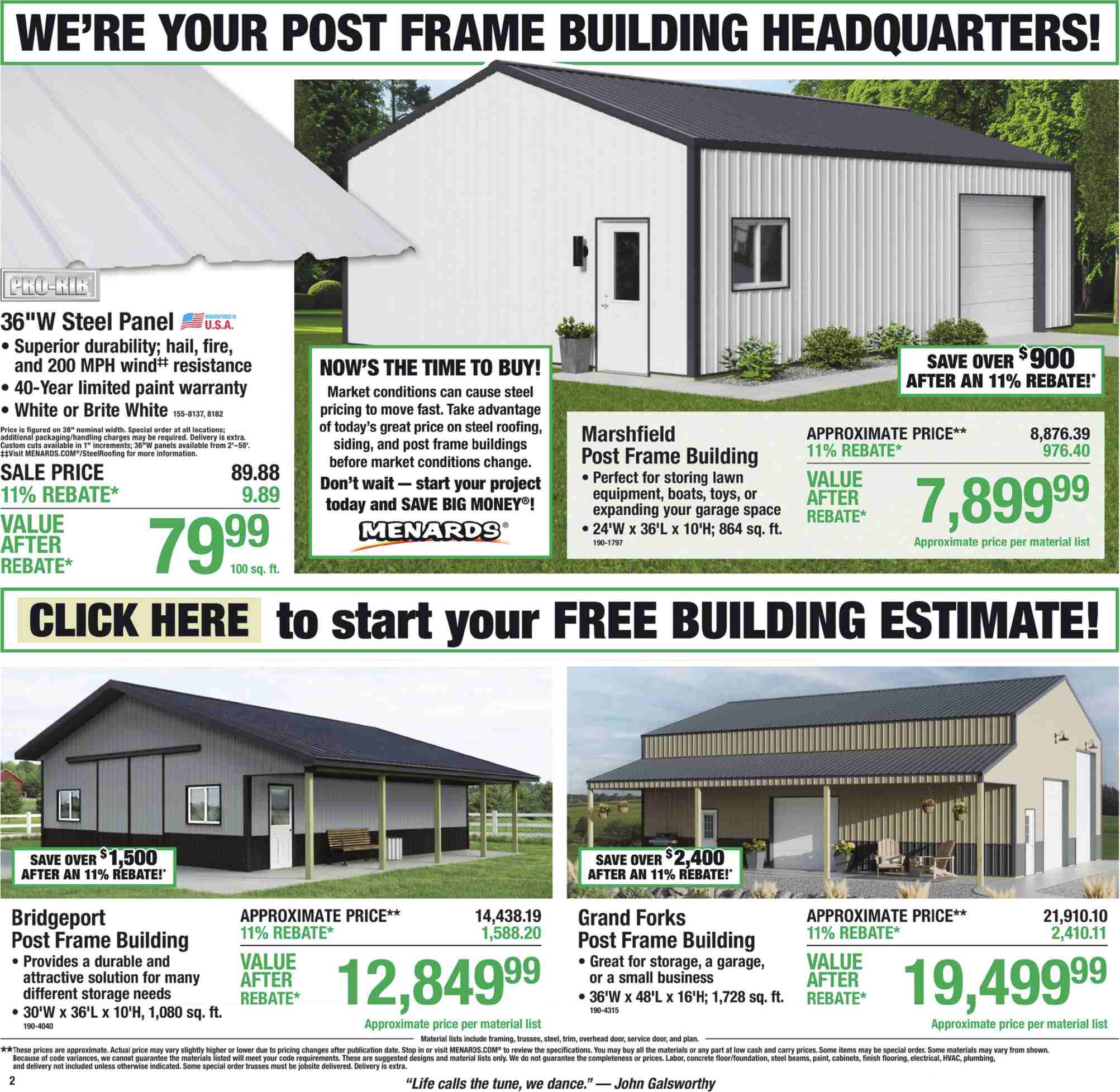 Menards Weekly Ad August 13 - 26, 2026 - Image 2 August 13 - 23