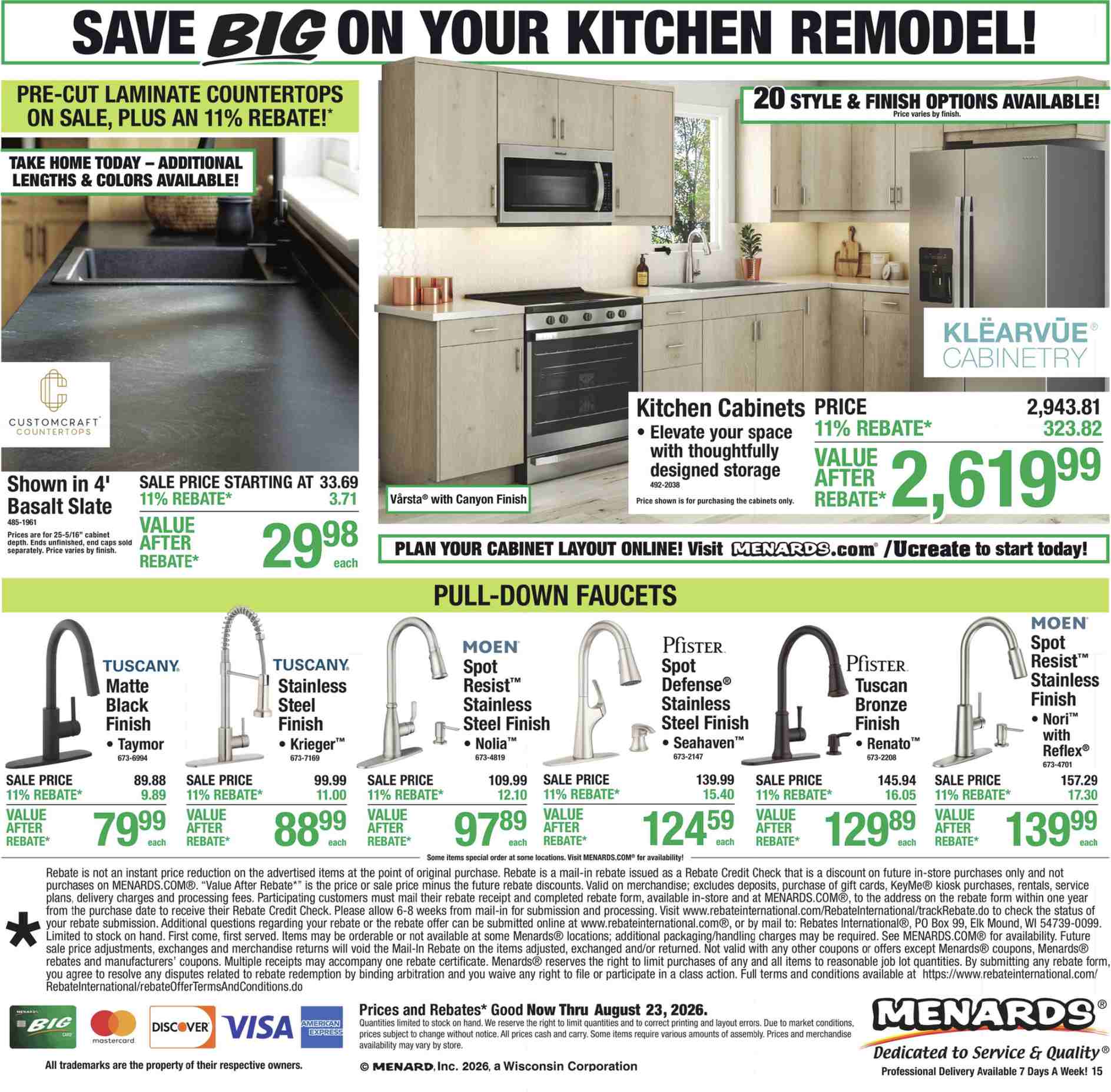 Menards Weekly Ad August 13 - 26, 2026 - Image 1 August 13 - 23