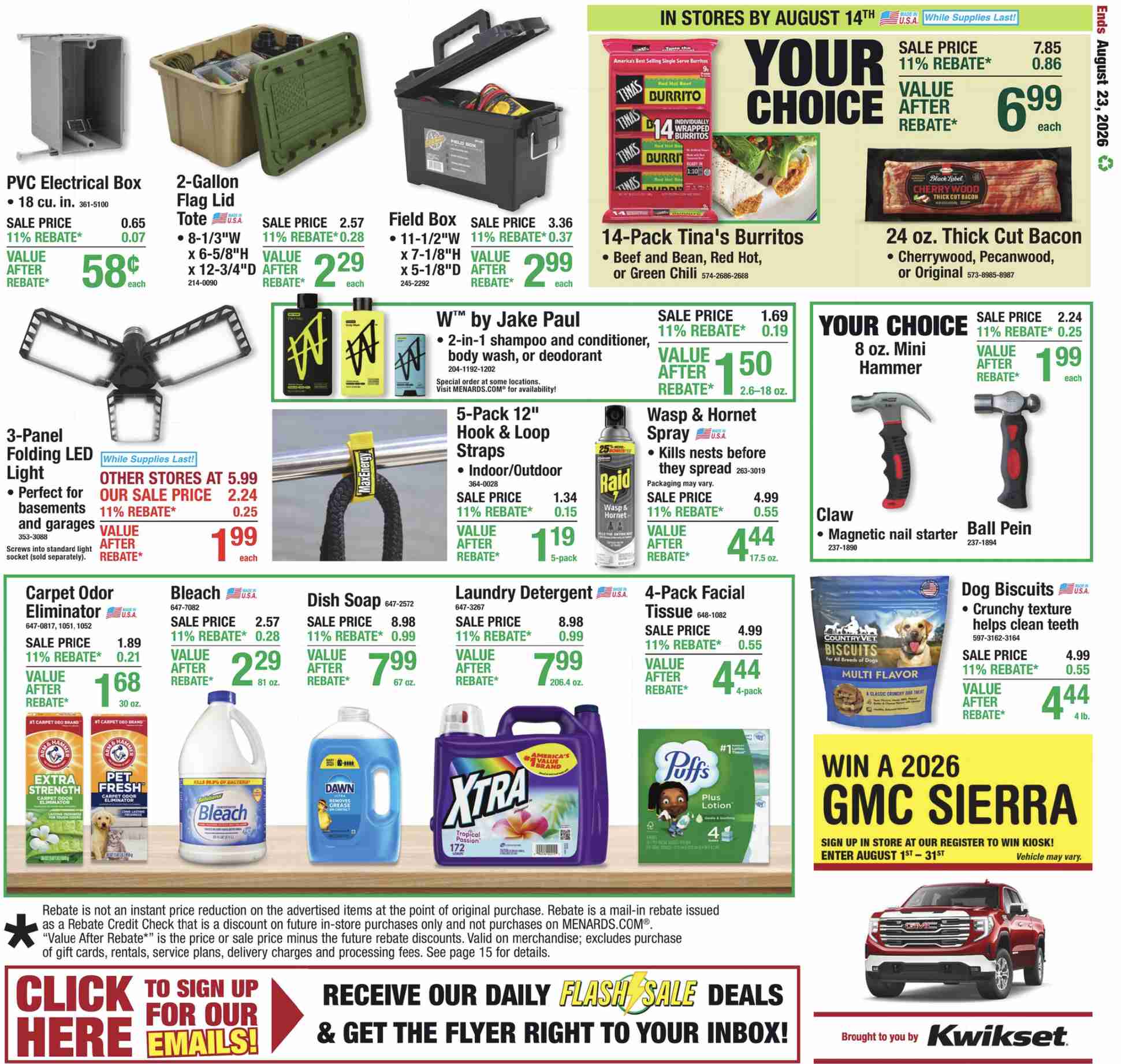 Menards Weekly Ad August 13 - 26, 2026 - Image 3 August 13 - 23