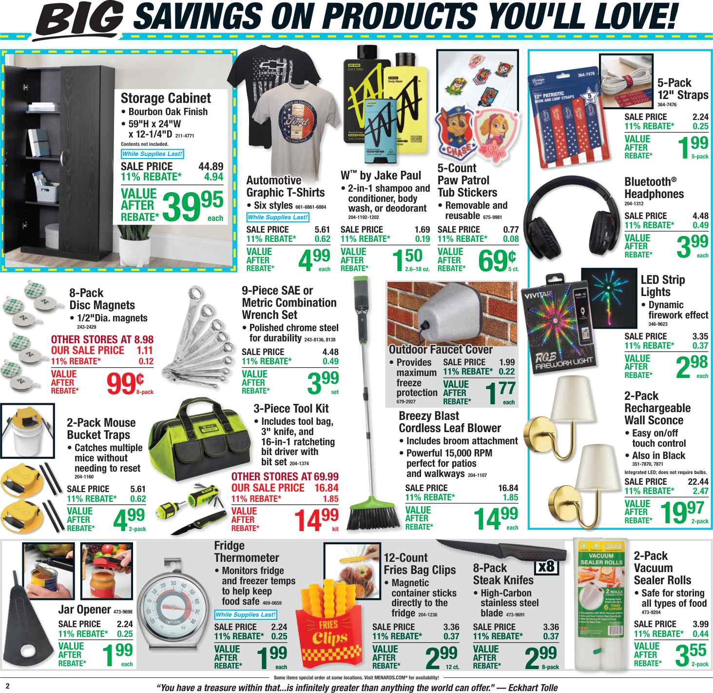 Menards Weekly Ad September 24 - October 4, 2026 - Image 2 Sept. 24 - Oct. 4