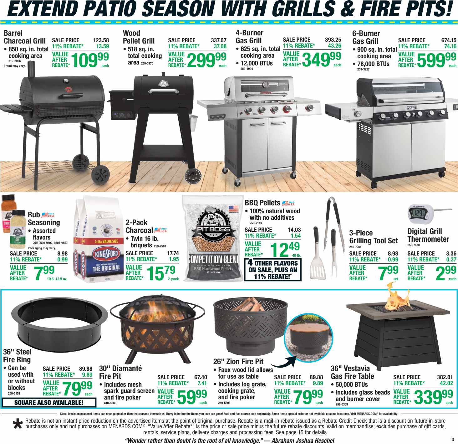 Menards Weekly Ad September 24 - October 4, 2026 - Image 1 Sept. 24 - Oct. 4