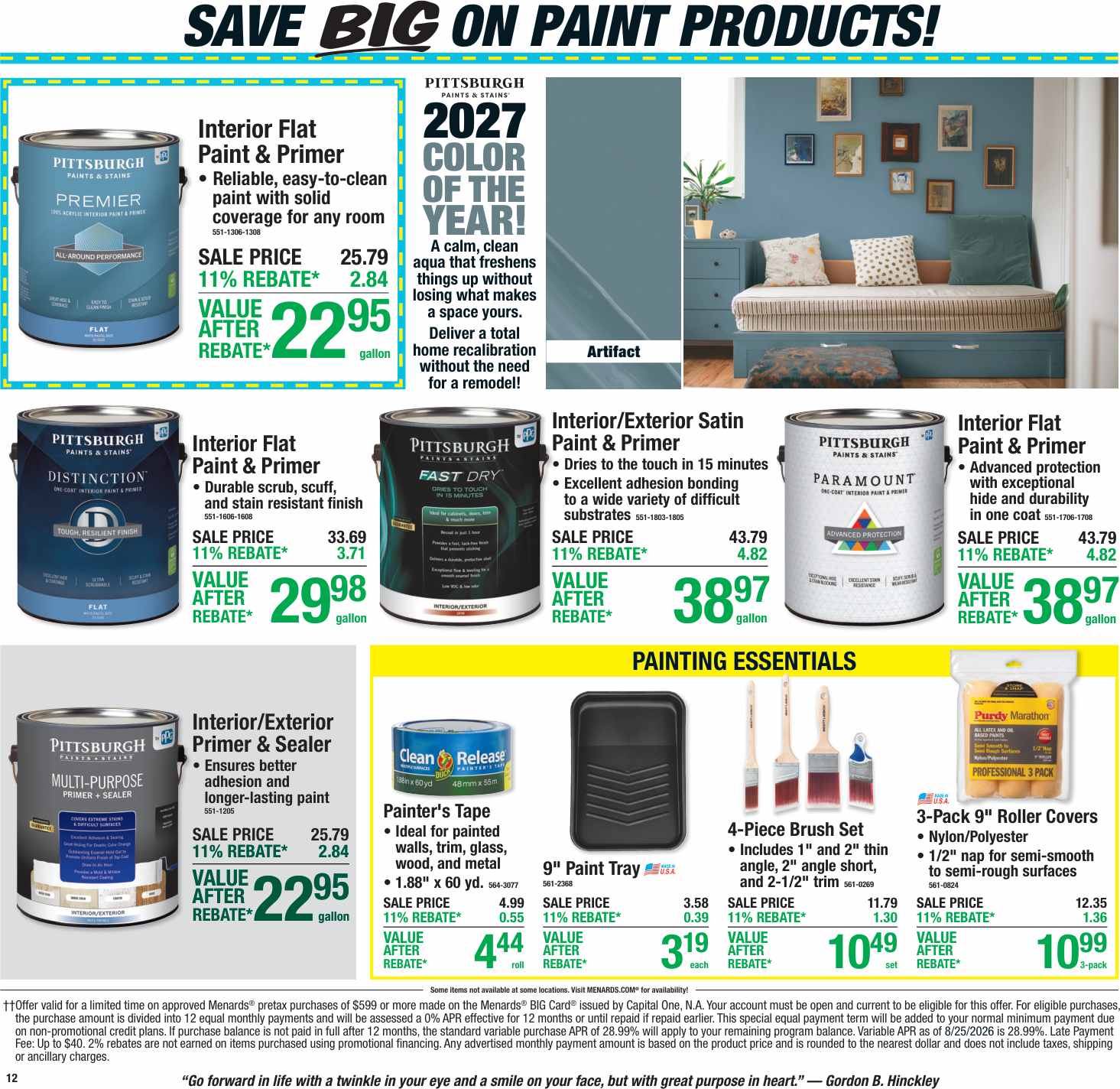 Menards Weekly Ad September 24 - October 4, 2026 - Image 2 Sept. 24 - Oct. 4