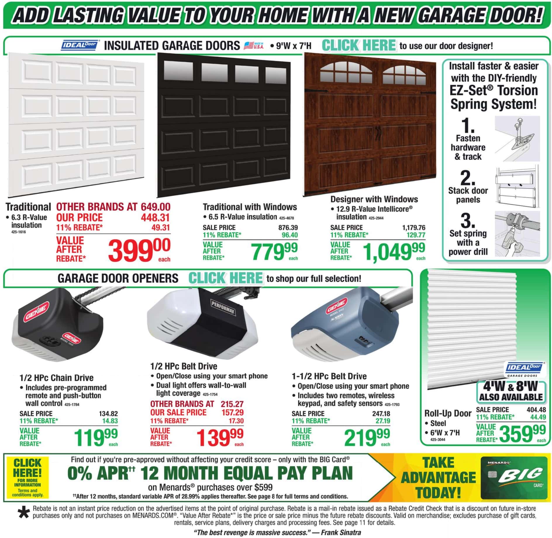 Menards Weekly Ad September 24 - October 4, 2026 - Image 1 September 17 - 27