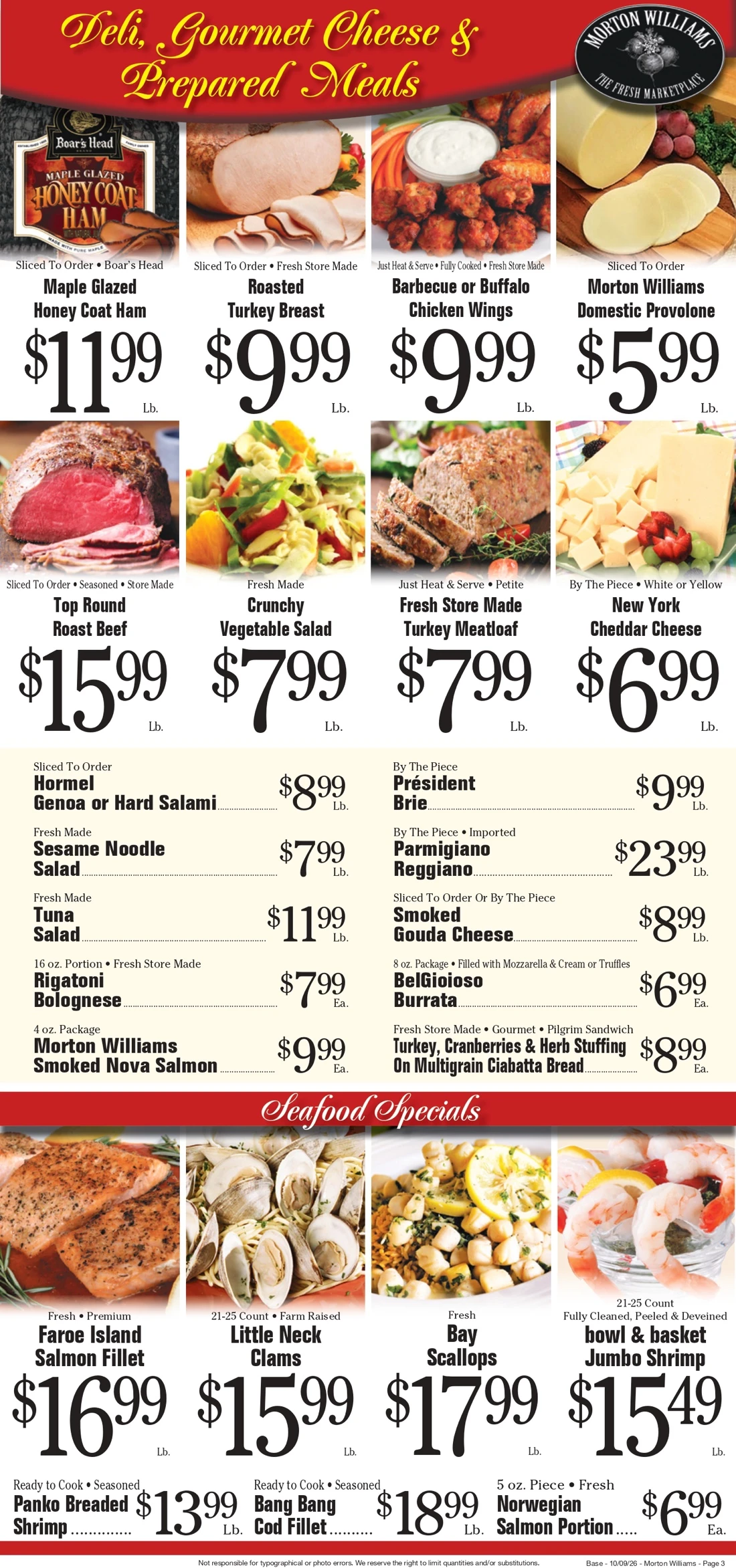 Morton Williams Weekly Ad (Oct 9 - 15, 2026) - Image 1 Manhattan / Jersey City