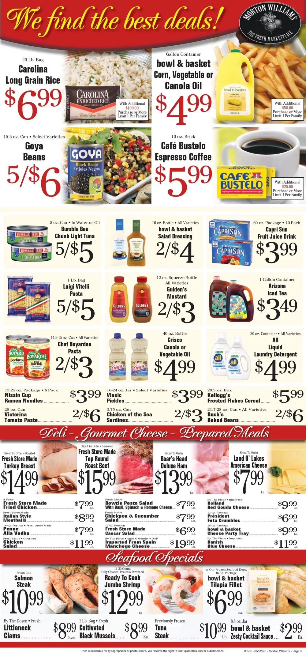 Morton Williams Weekly Ad May 29 - June 4, 2026 - Image 1 May 22 To 28 (Bronx)