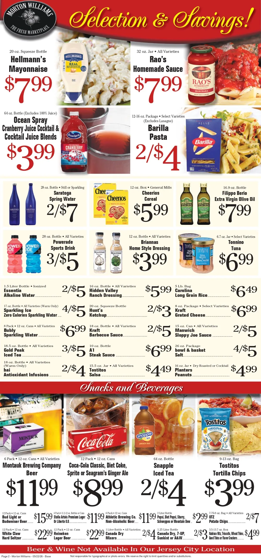 Morton Williams Weekly Ad May 29 - June 4, 2026 - Image 2 May 22 To 28 (Manhattan / Jersey City)