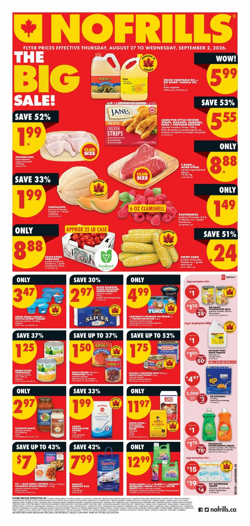 No Frills Flyer August 27 - September 2, 2026 - Image 1 August 27 - September 2, 2026