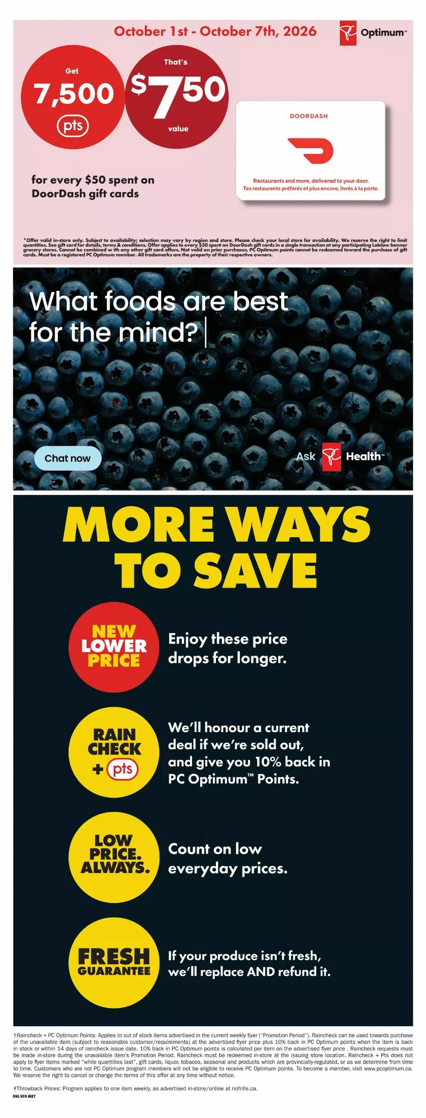 No Frills Upcoming Flyer (Oct 8 - 14, 2026) Sneak Peek - Image 1 October 1 - 7