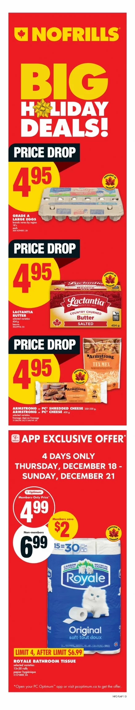 no frills flyer on december 18 24 1 91423379