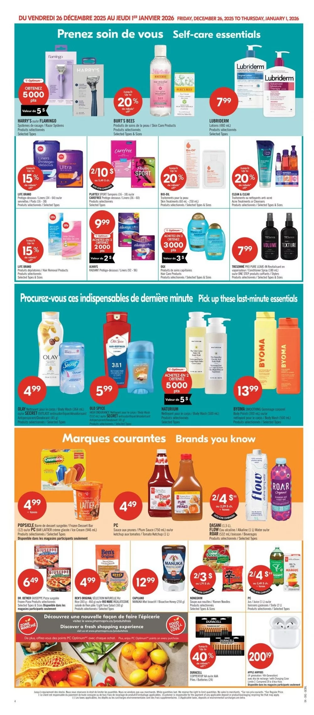 pharmaprix flyer dec 26 jan 1 15