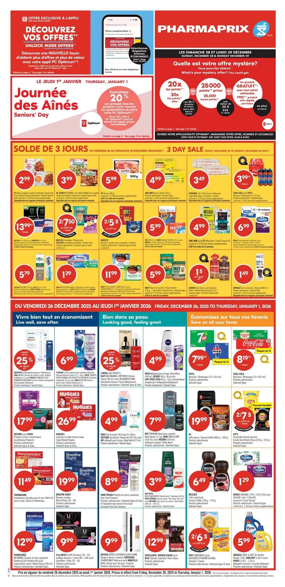 pharmaprix flyer dec 26 jan 1 2