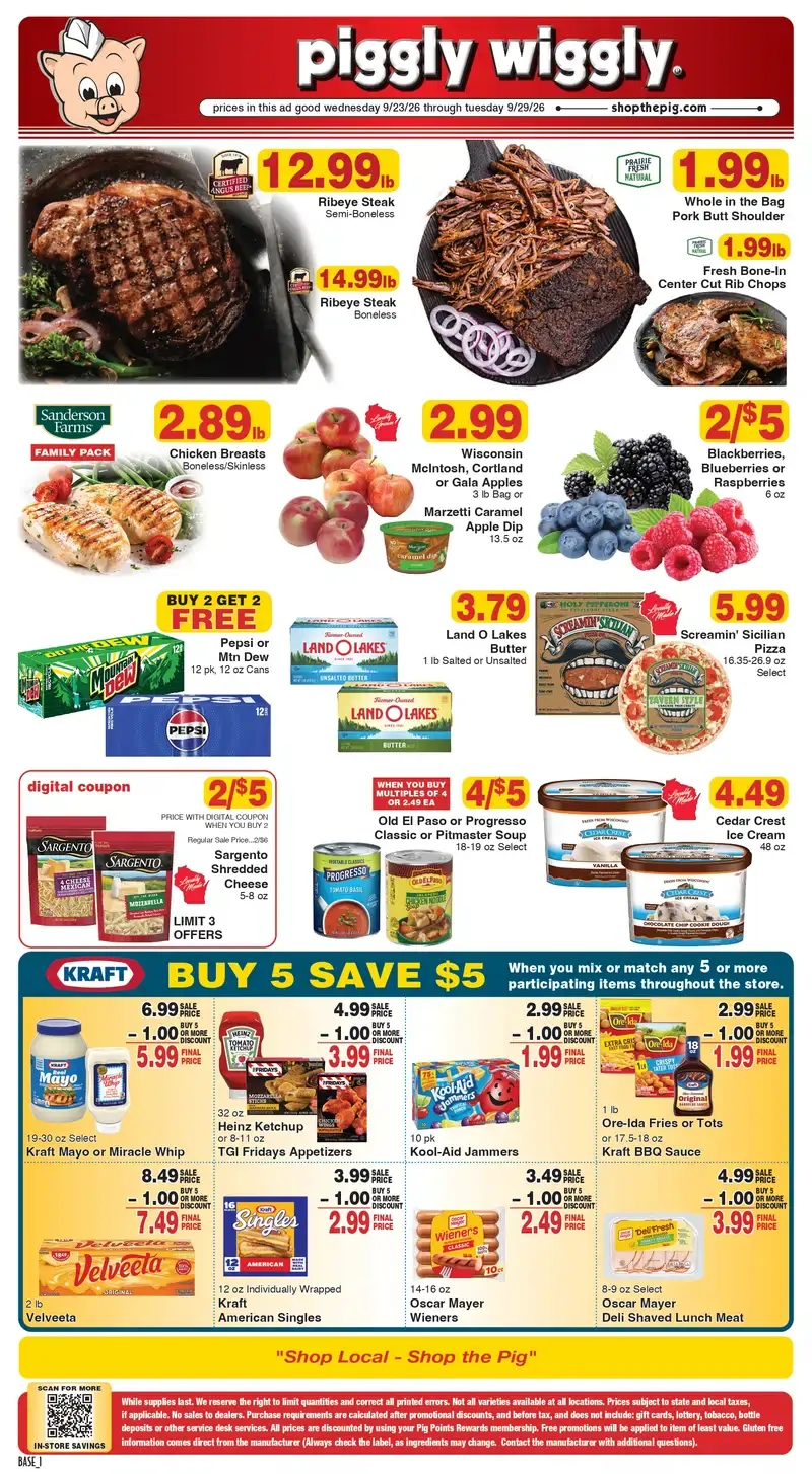 Piggly Wiggly Weekly Ad September 30 – October 6, 2026 - Image 1 September 23 - 29
