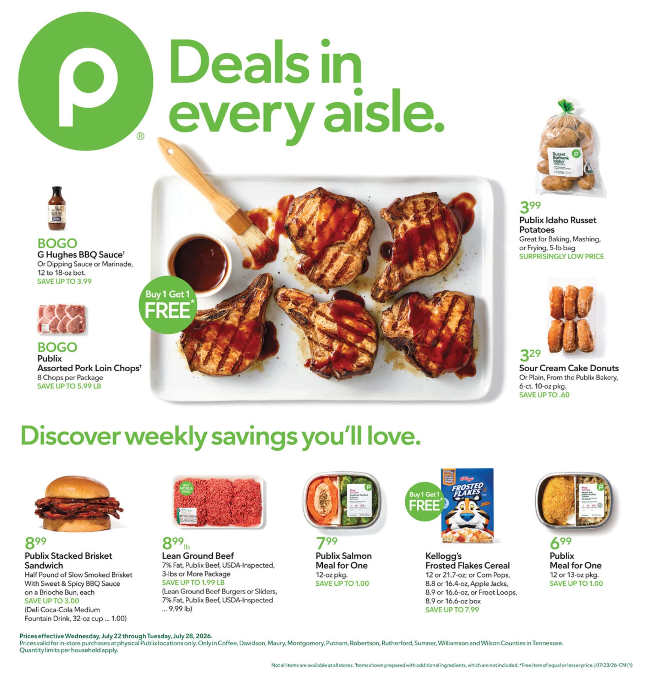Publix Weekly Ad July 29 - August 4, 2026 - Image 1 July 22 - 28