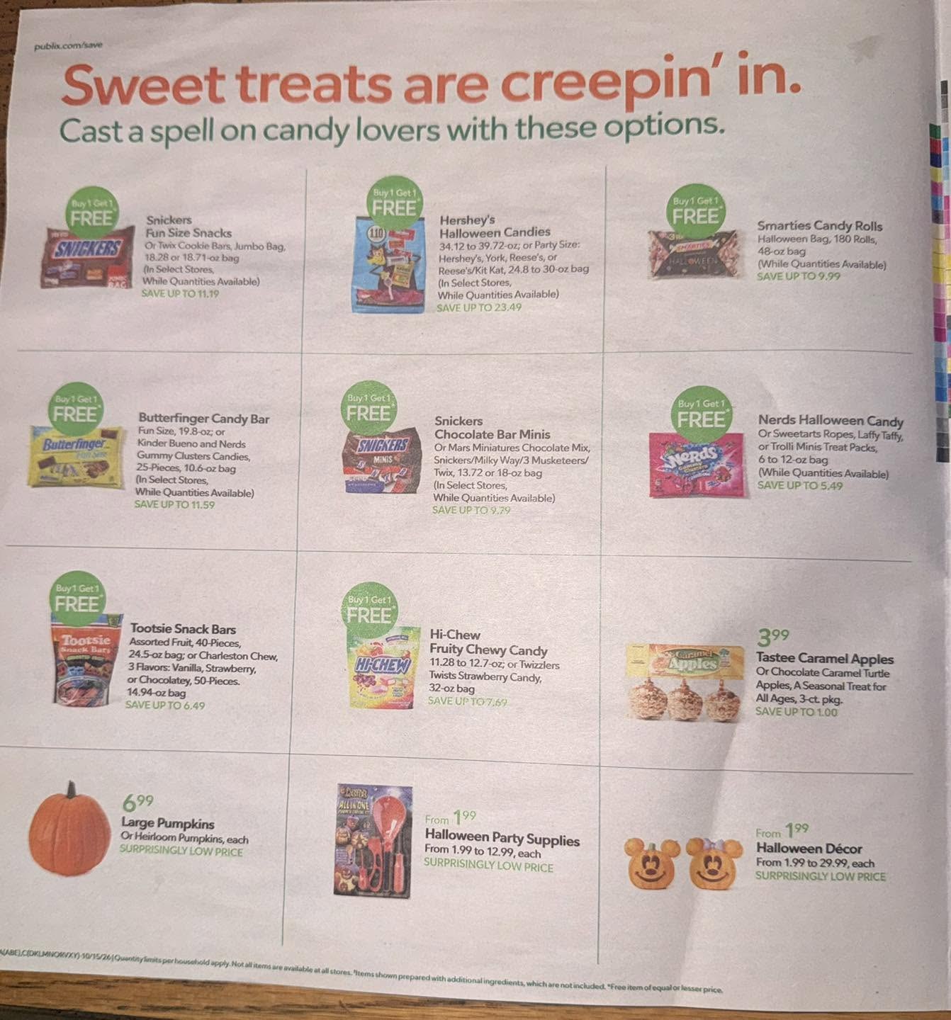 Publix Weekly Ad (Oct 28 - Nov 3, 2026) Sneak Peek - Image 1 Oct 14 - 20