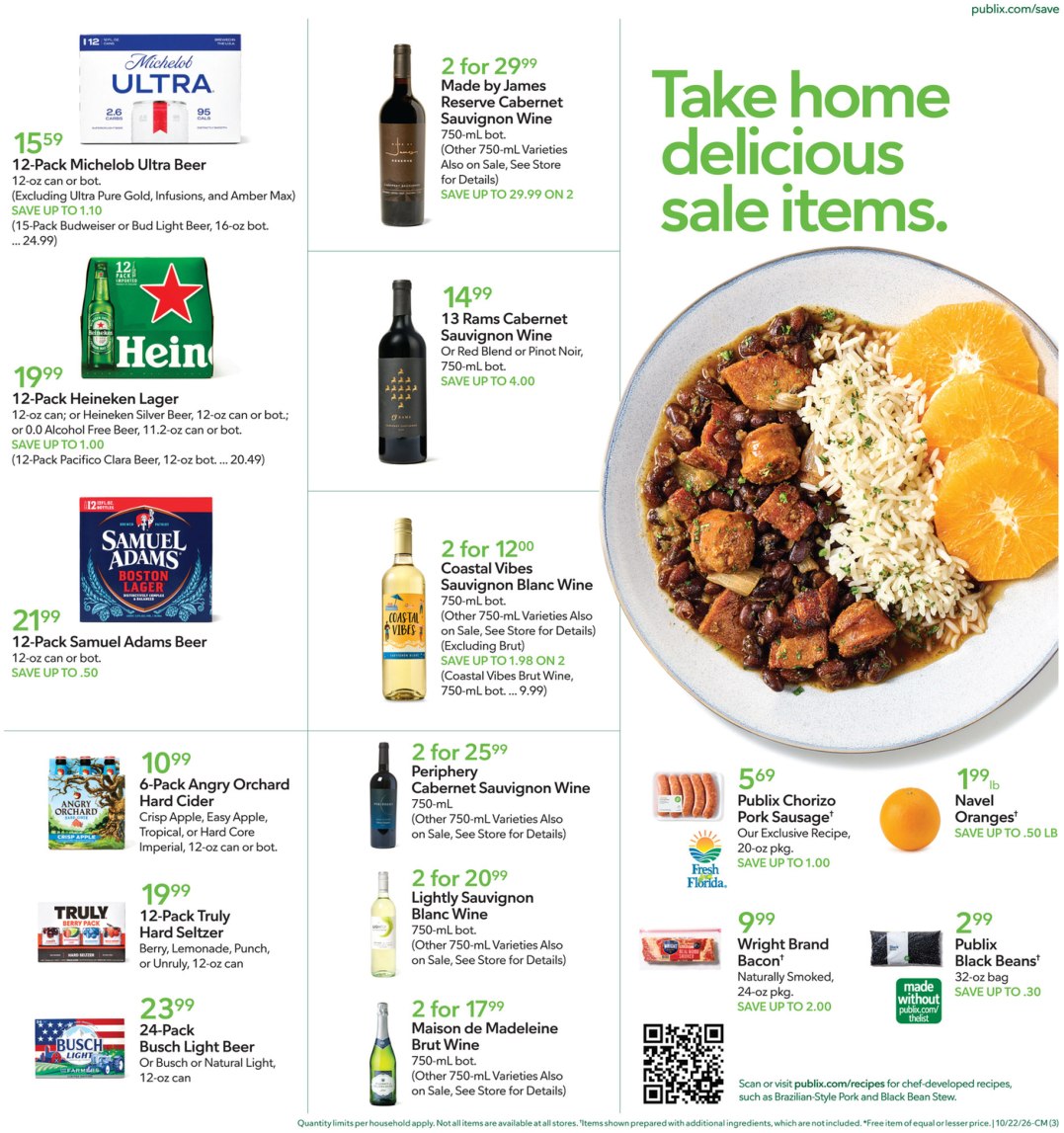 Publix Weekly Ad (Oct 28 - Nov 3, 2026) Sneak Peek - Image 1 Oct 21 - 27