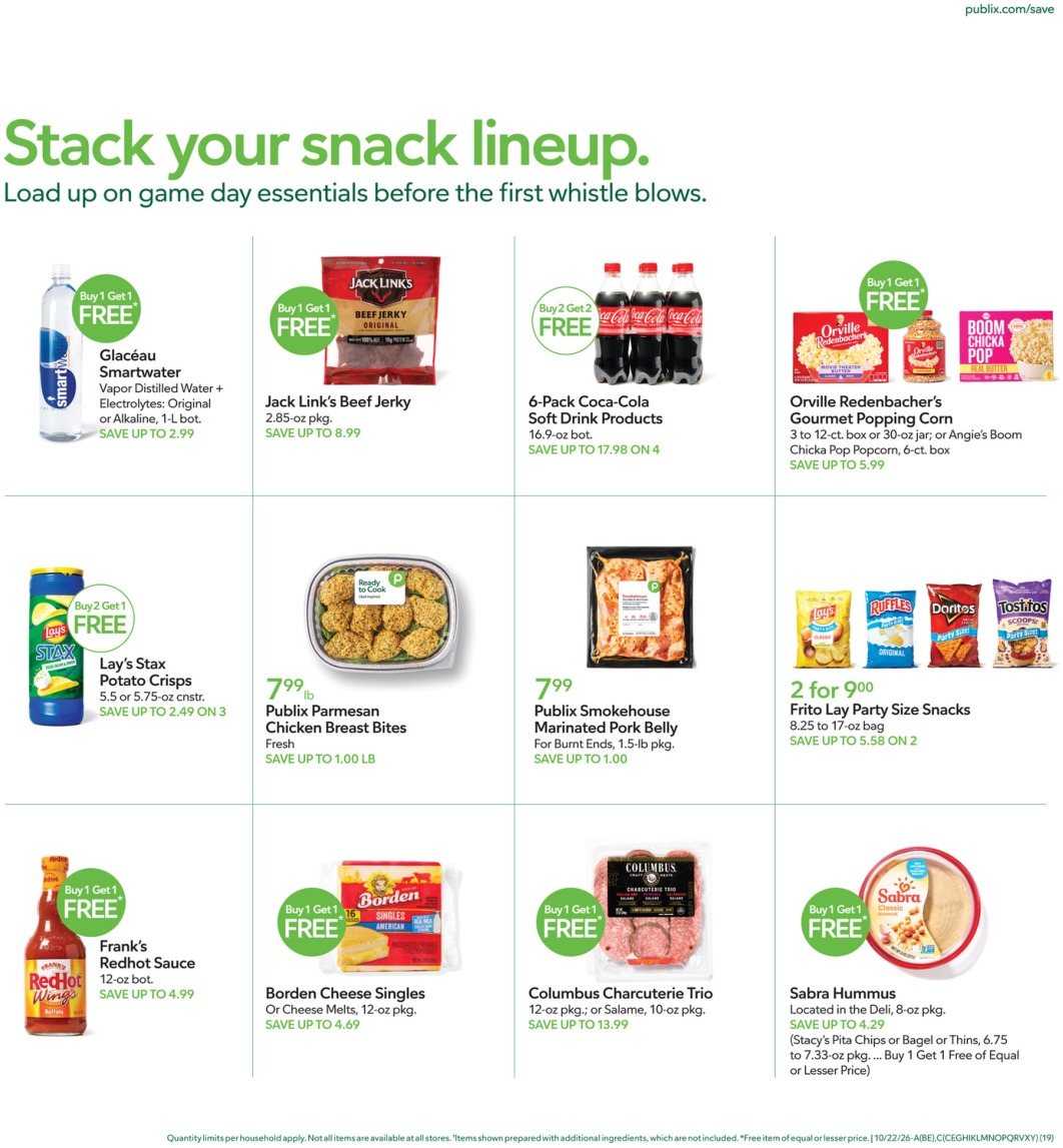 Publix Weekly Ad (Oct 28 - Nov 3, 2026) Sneak Peek - Image 1 Oct 21 - 27