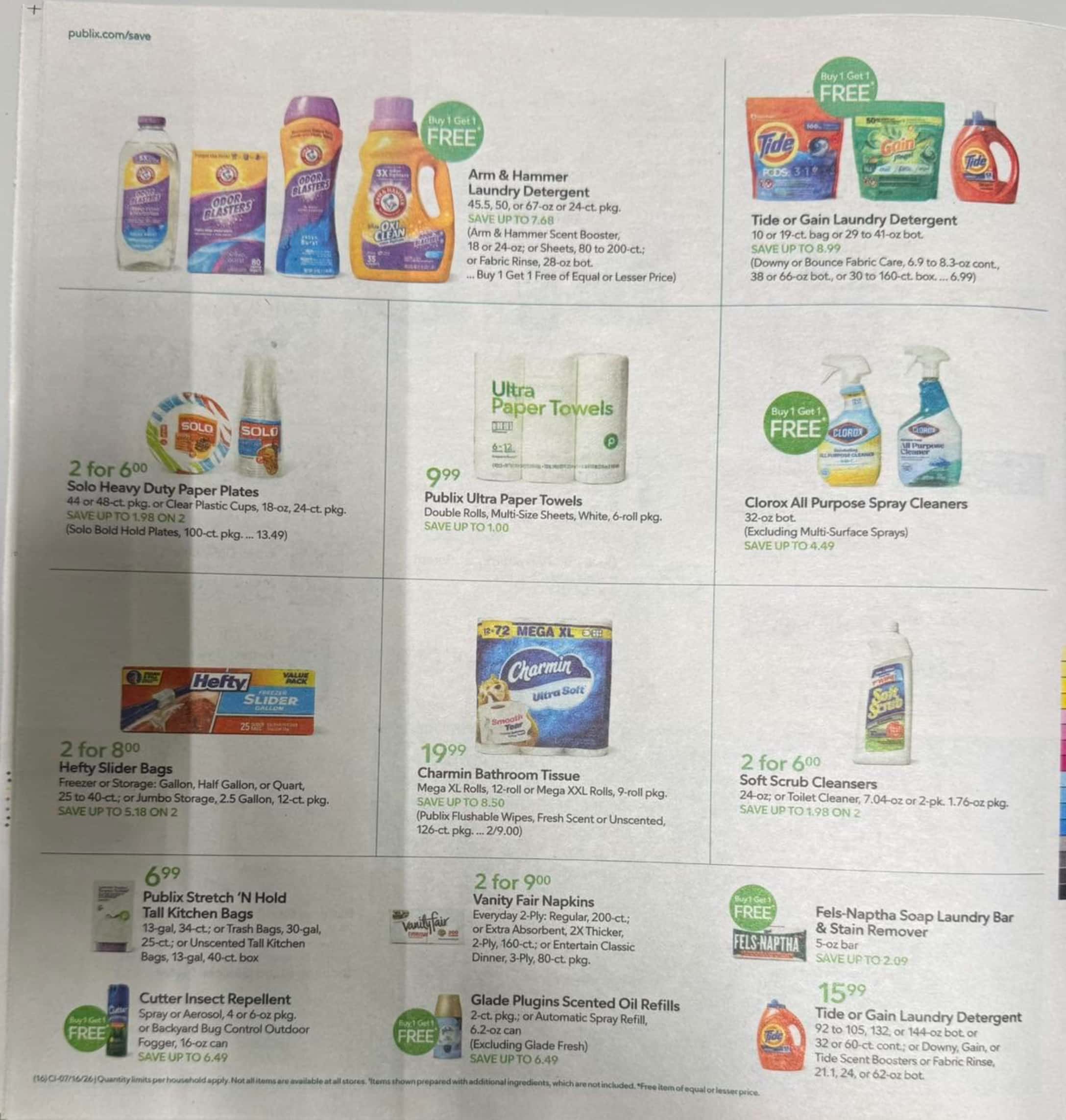 Publix Weekly Ad July 29 - August 4, 2026 - Image 1 July 15 - 21