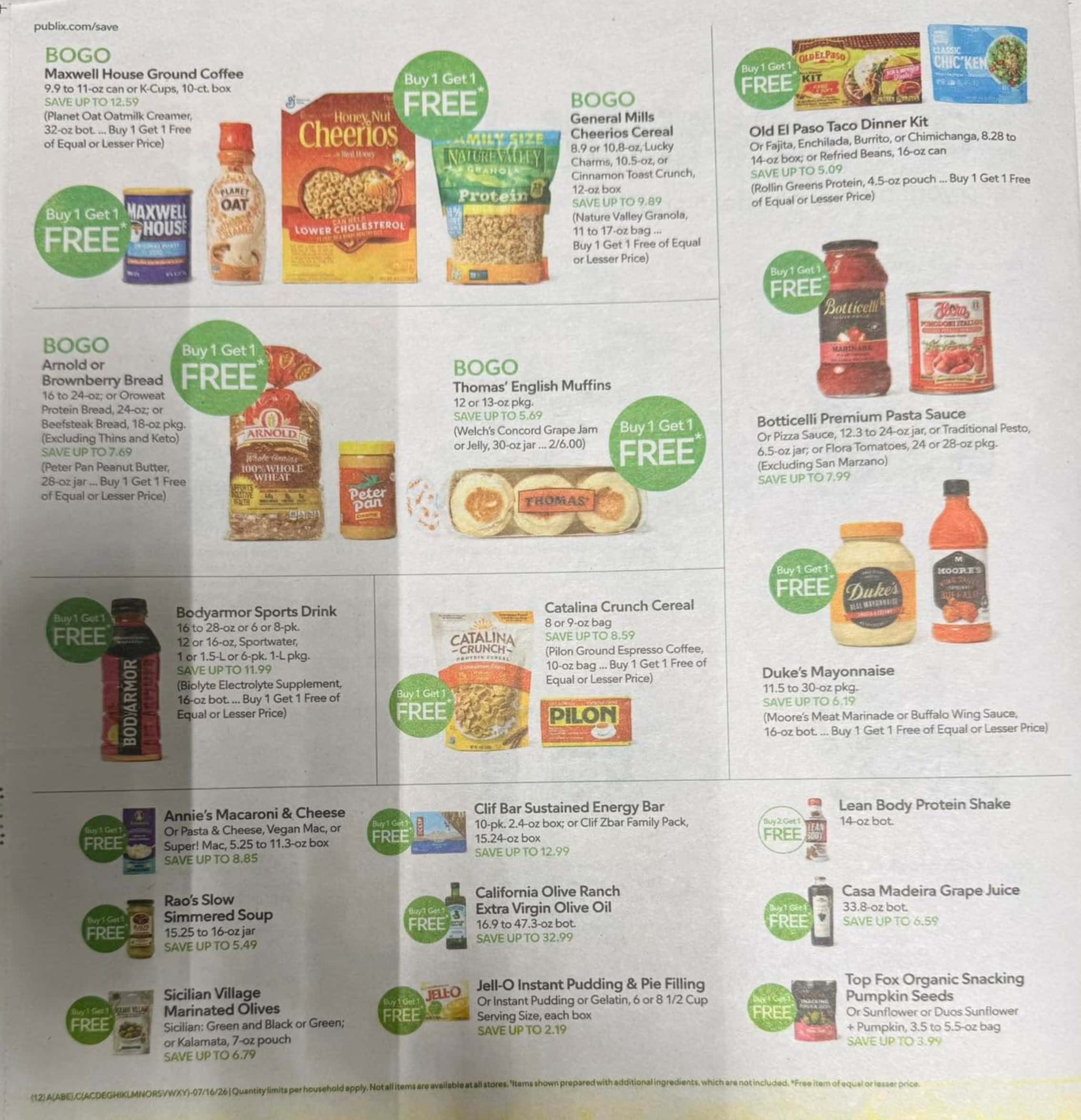 Publix Weekly Ad July 29 - August 4, 2026 - Image 1 July 15 - 21