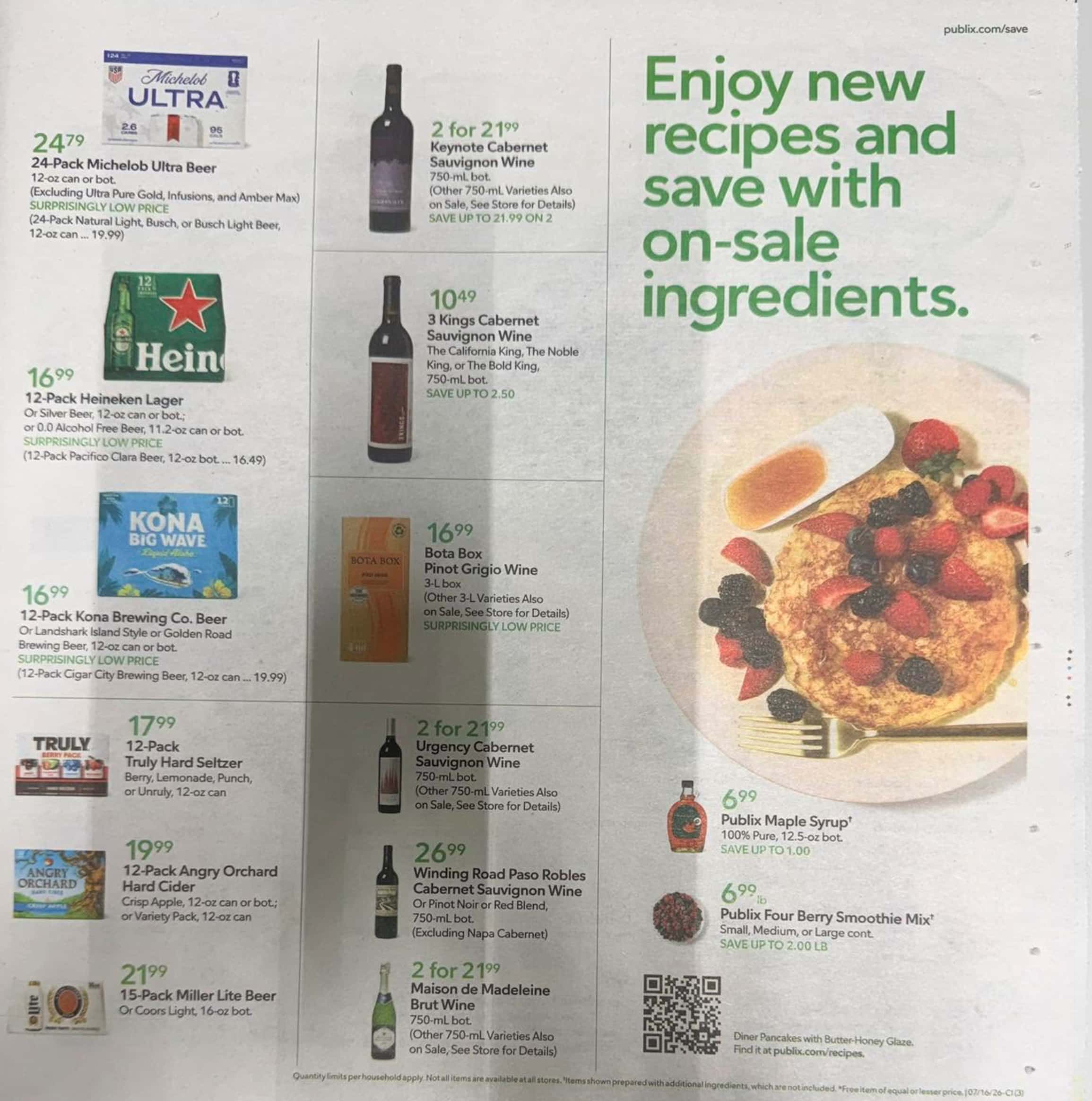 Publix Weekly Ad July 29 - August 4, 2026 - Image 1 July 15 - 21