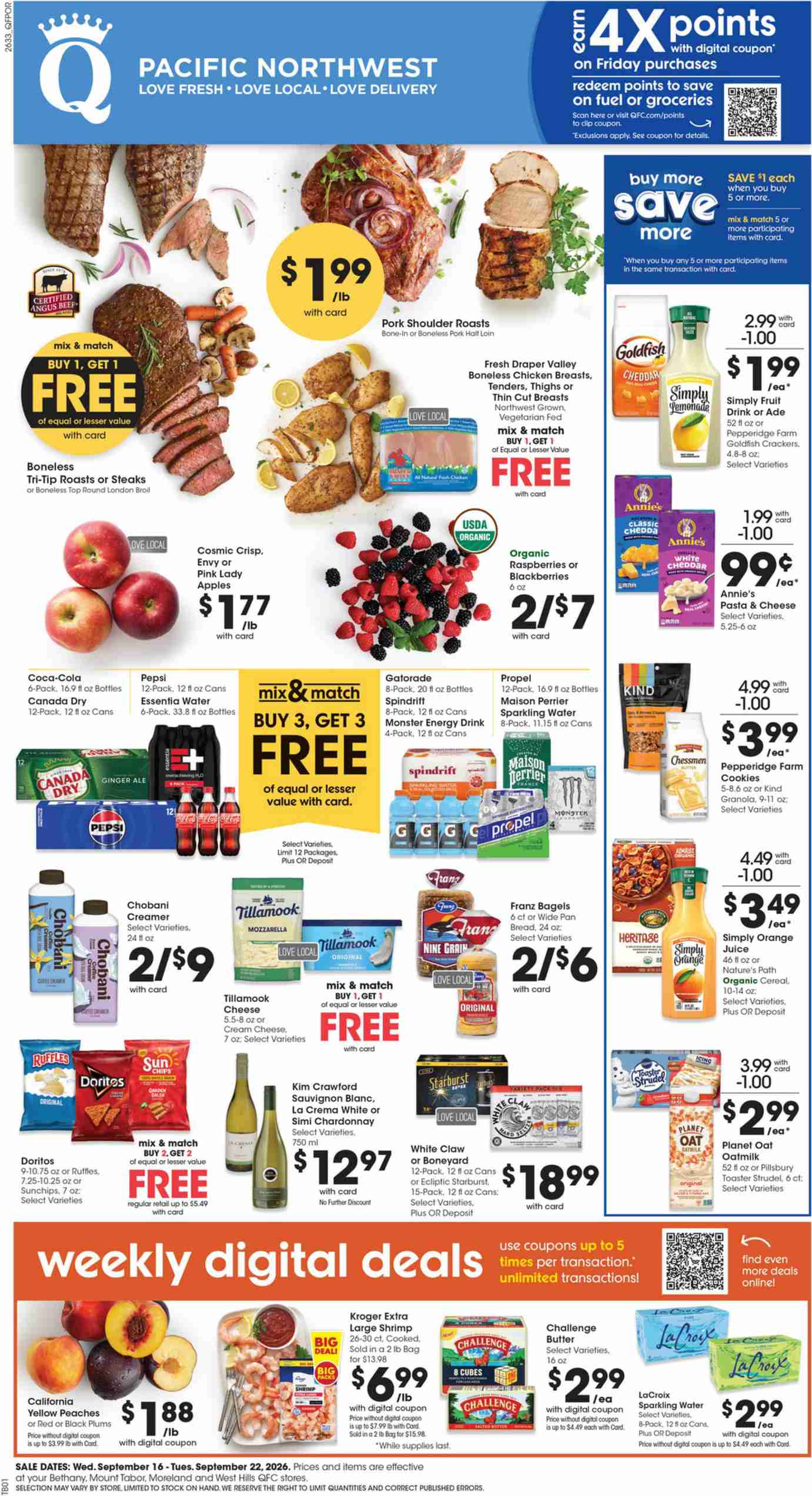 Qfc Weekly Ad September 23 – 29, 2026 - Image 1 September 23 - 29