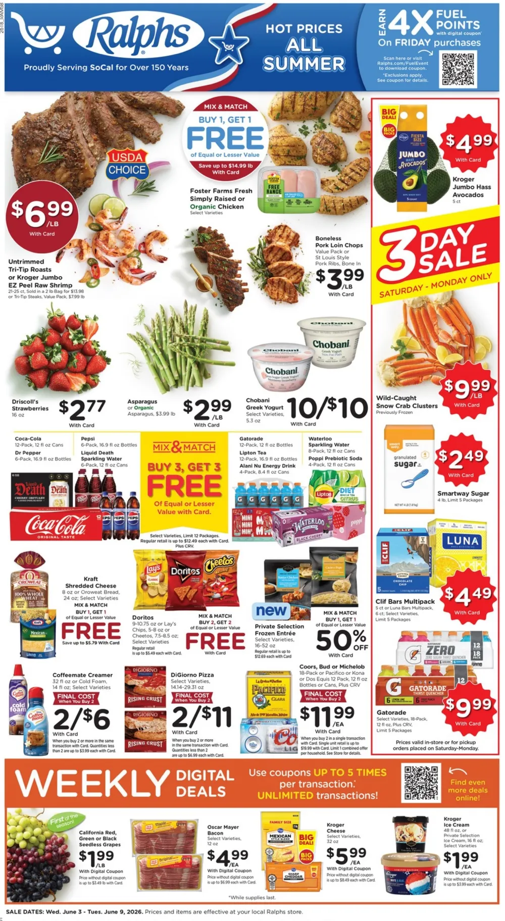 Ralphs Weekly Ad June 10 – 16, 2026 - Image 1 June 3 – 9