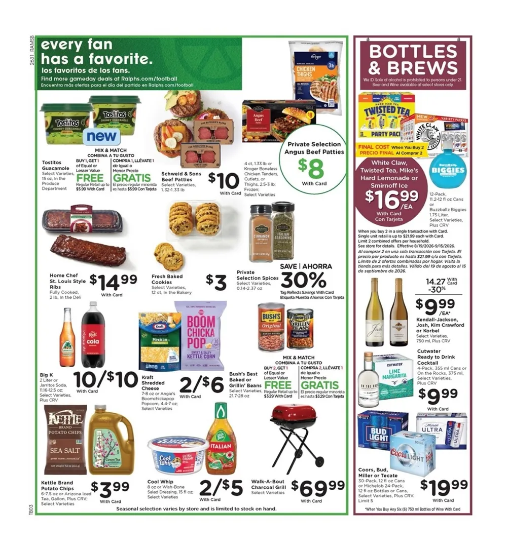 Ralphs Weekly Ad September 9 - 15, 2026 - Image 2 September 2 - 8