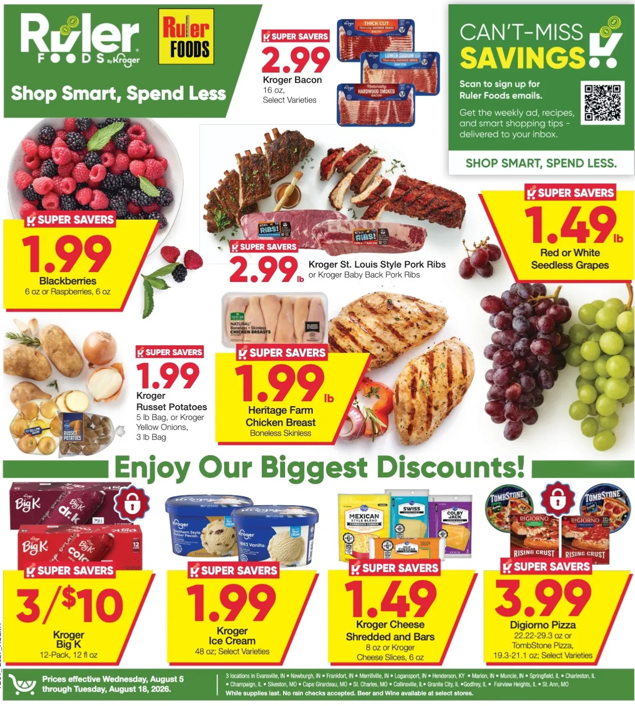 Ruler Foods Weekly Ad August 26 - September 1, 2026 - Image 1 August 12 - 18
